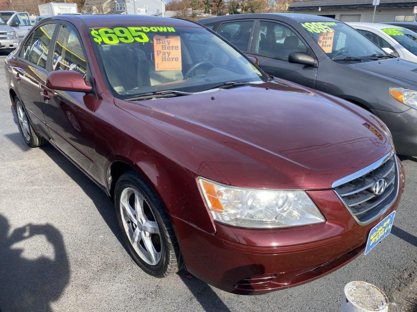 2009 BURG HYUNDAI SONATA GLS (5NPET46C69H) with an 2.4L engine, Automatic transmission, located at 930 E Little Creek Road, Norfolk, VA, 23518, (757) 588-0420, 36.915051, -76.244408 - Photo#0