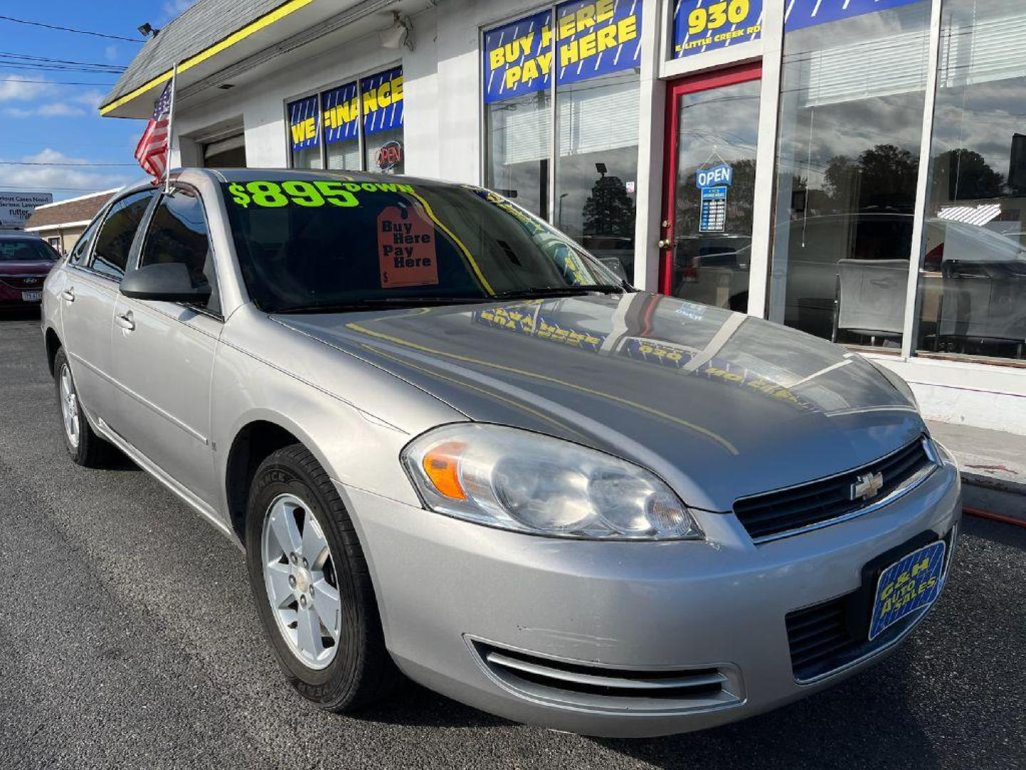 2006 GRAY CHEVROLET IMPALA LT (2G1WT58K869) with an 3.5L engine, Automatic transmission, located at 930 E Little Creek Road, Norfolk, VA, 23518, (757) 588-0420, 36.915051, -76.244408 - Photo#0