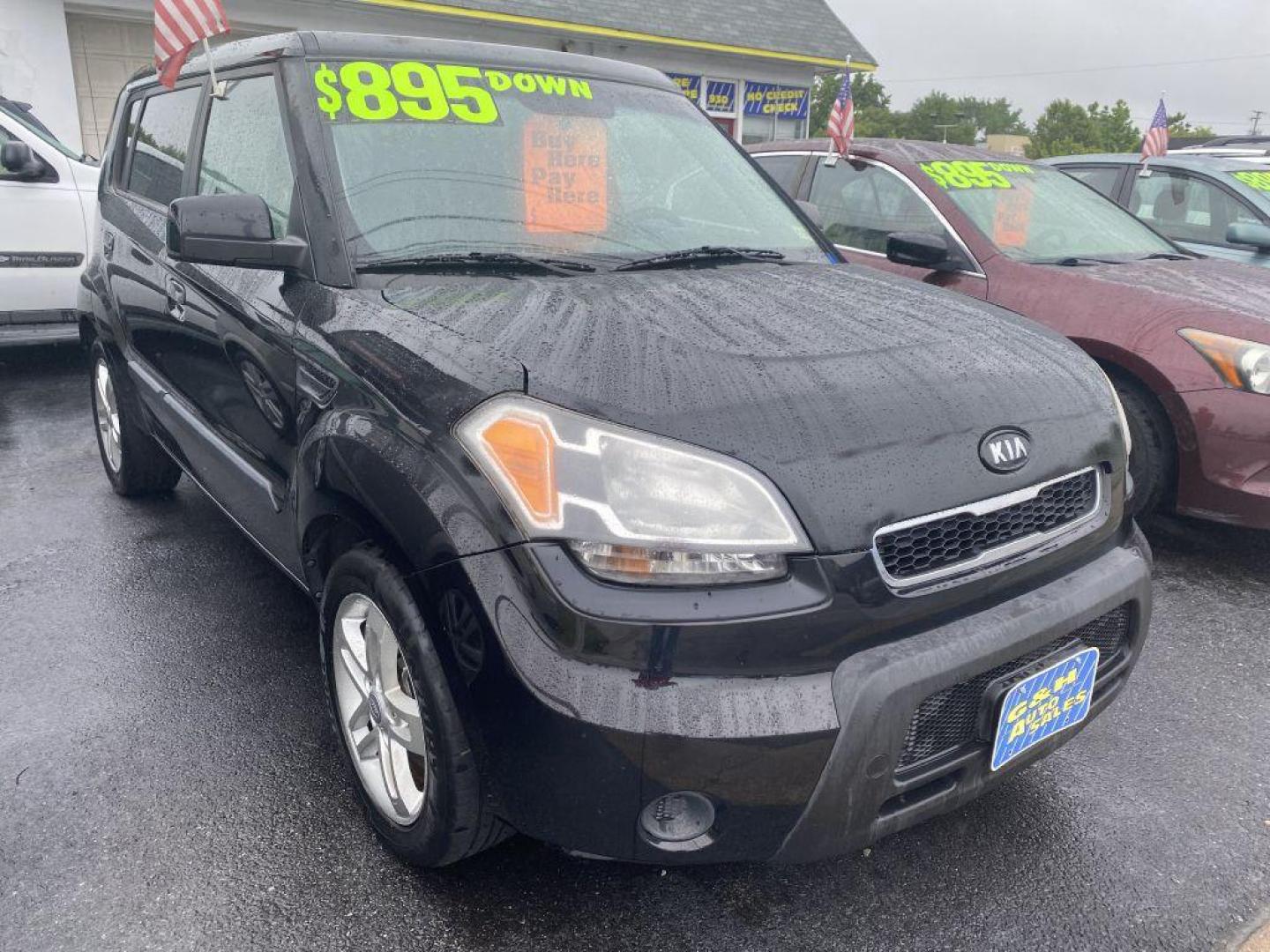 2010 BLACK KIA SOUL (KNDJT2A21A7) with an 2.0L engine, Automatic transmission, located at 930 E Little Creek Road, Norfolk, VA, 23518, (757) 588-0420, 36.915051, -76.244408 - Photo#0