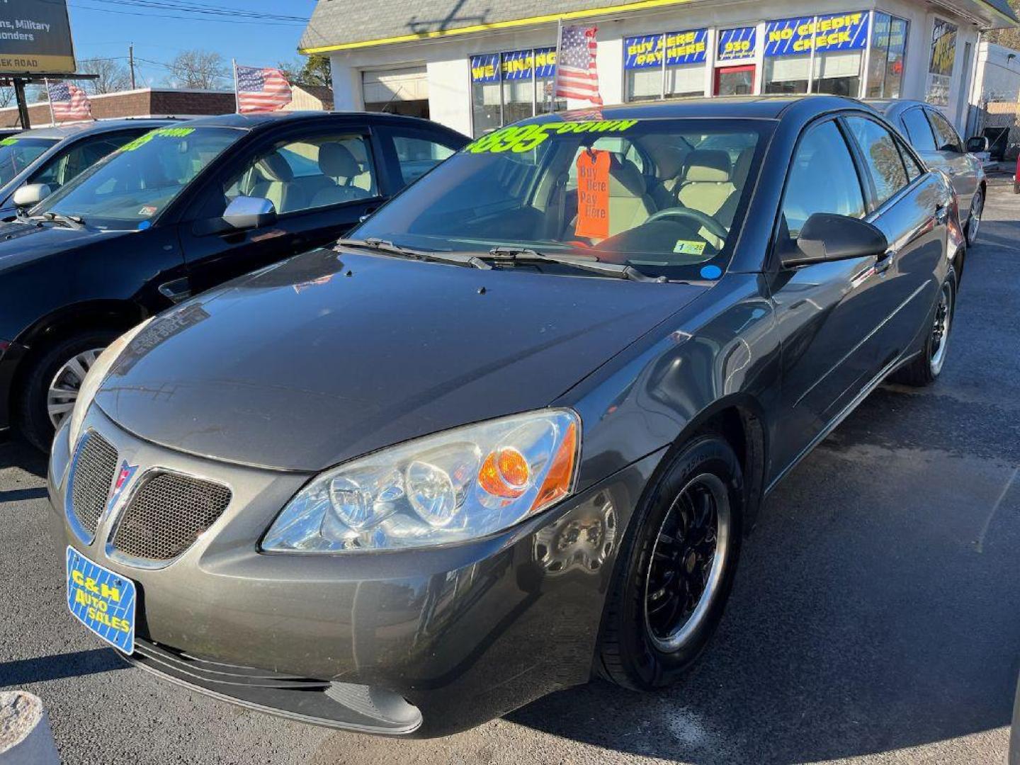 2005 GRAY PONTIAC G6 (1G2ZG528154) with an 3.5L engine, Automatic transmission, located at 930 E Little Creek Road, Norfolk, VA, 23518, (757) 588-0420, 36.915051, -76.244408 - Photo#0