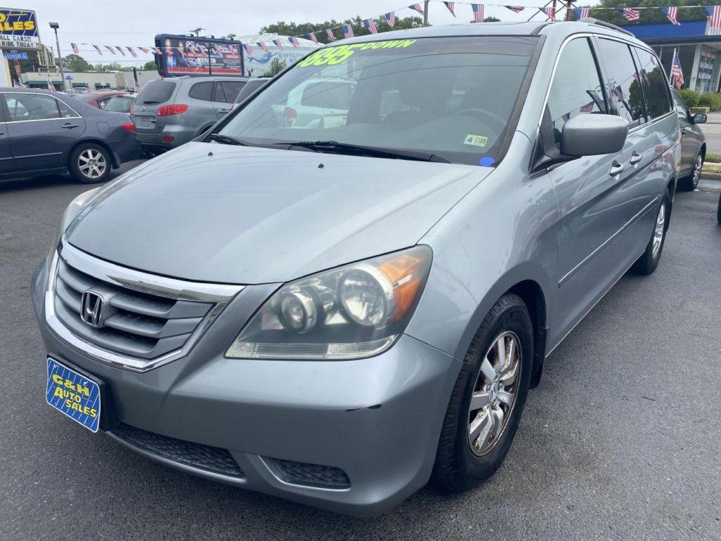 2008 BLUE HONDA ODYSSEY EXL (5FNRL38788B) with an 3.5L engine, Automatic transmission, located at 930 E Little Creek Road, Norfolk, VA, 23518, (757) 588-0420, 36.915051, -76.244408 - Photo#0