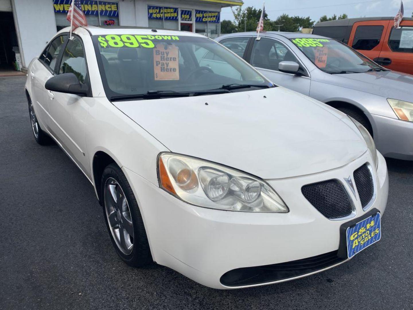 2006 WHITE PONTIAC G6 GT (1G2ZH558064) with an 3.5L engine, Automatic transmission, located at 930 E Little Creek Road, Norfolk, VA, 23518, (757) 588-0420, 36.915051, -76.244408 - Photo#0