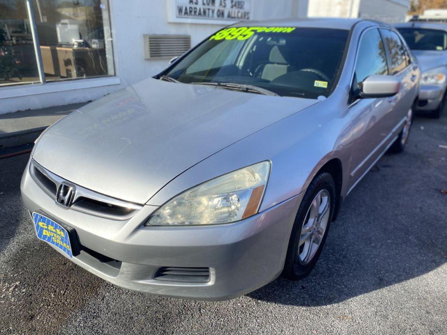 2007 SILVER HONDA ACCORD SE (1HGCM56357A) with an 2.4L engine, Automatic transmission, located at 930 E Little Creek Road, Norfolk, VA, 23518, (757) 588-0420, 36.915051, -76.244408 - Photo#0