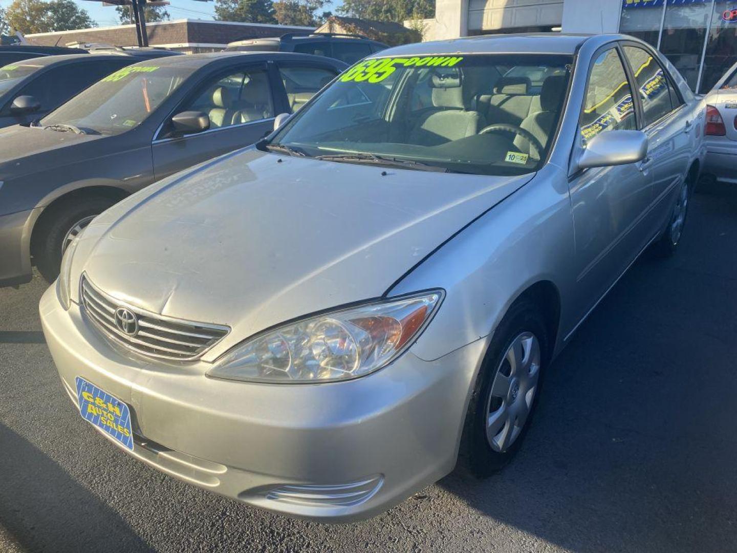 2002 SILVER TOYOTA CAMRY LE (4T1BE32K12U) with an 2.4L engine, Automatic transmission, located at 930 E Little Creek Road, Norfolk, VA, 23518, (757) 588-0420, 36.915051, -76.244408 - Photo#0