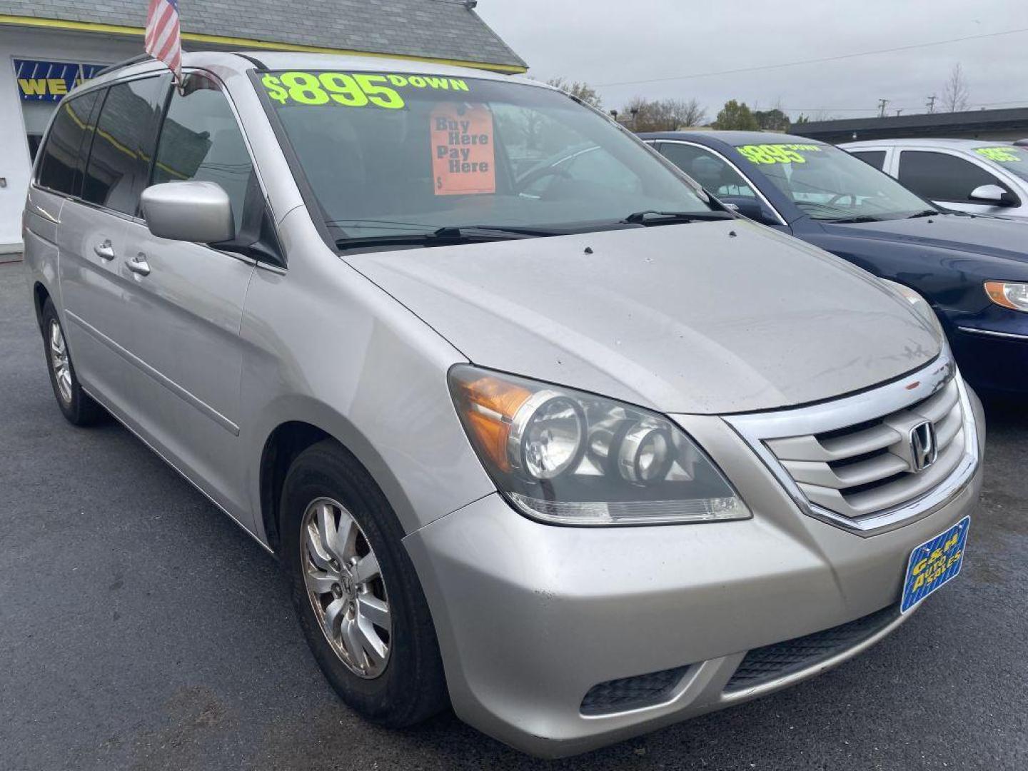 2008 SILVER HONDA ODYSSEY EX (5FNRL38488B) with an 3.5L engine, Automatic transmission, located at 930 E Little Creek Road, Norfolk, VA, 23518, (757) 588-0420, 36.915051, -76.244408 - Photo#0