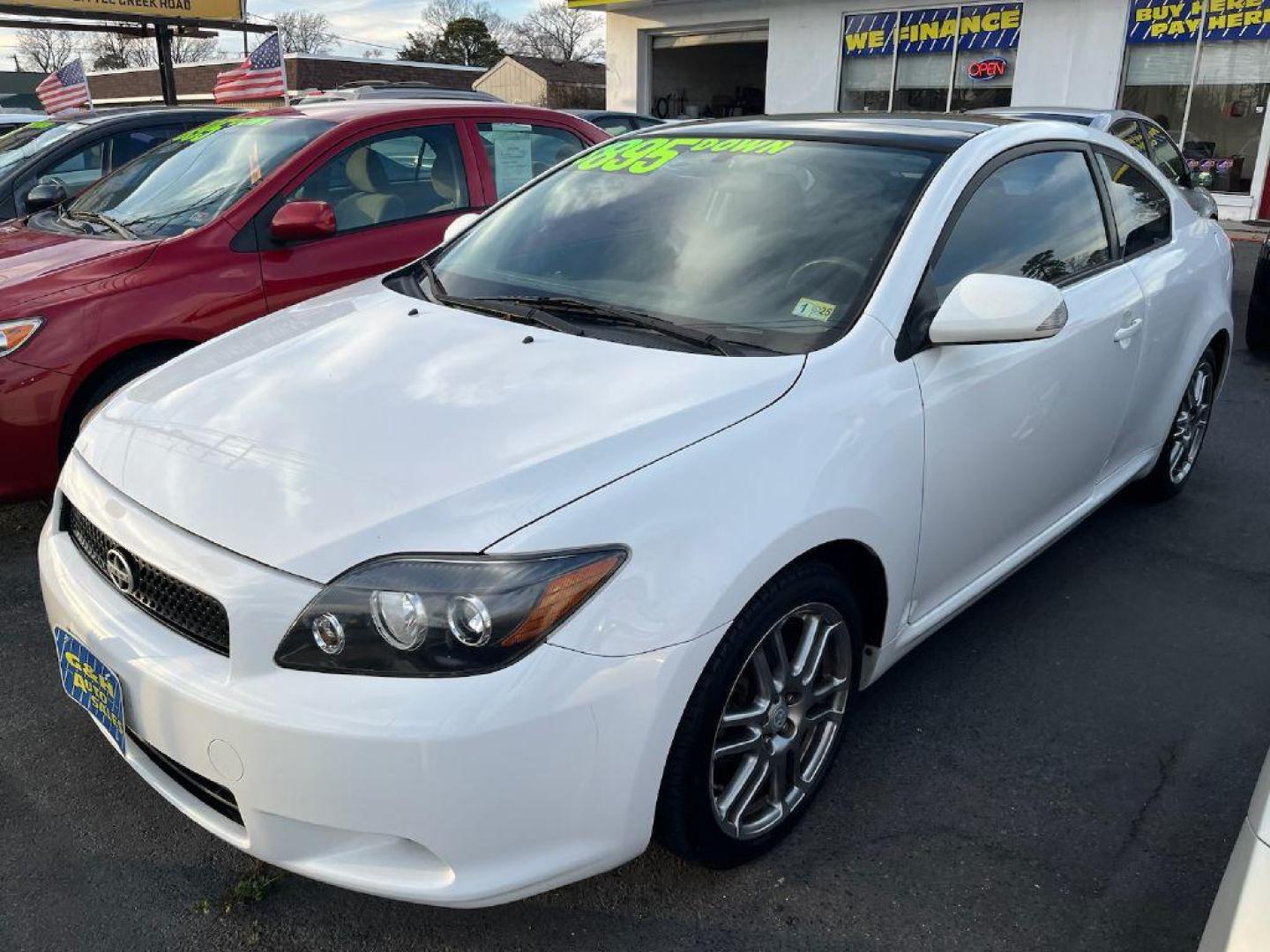 2009 WHITE SCION TC (JTKDE167790) with an 2.4L engine, 4-Speed Manual transmission, located at 930 E Little Creek Road, Norfolk, VA, 23518, (757) 588-0420, 36.915051, -76.244408 - Photo#0