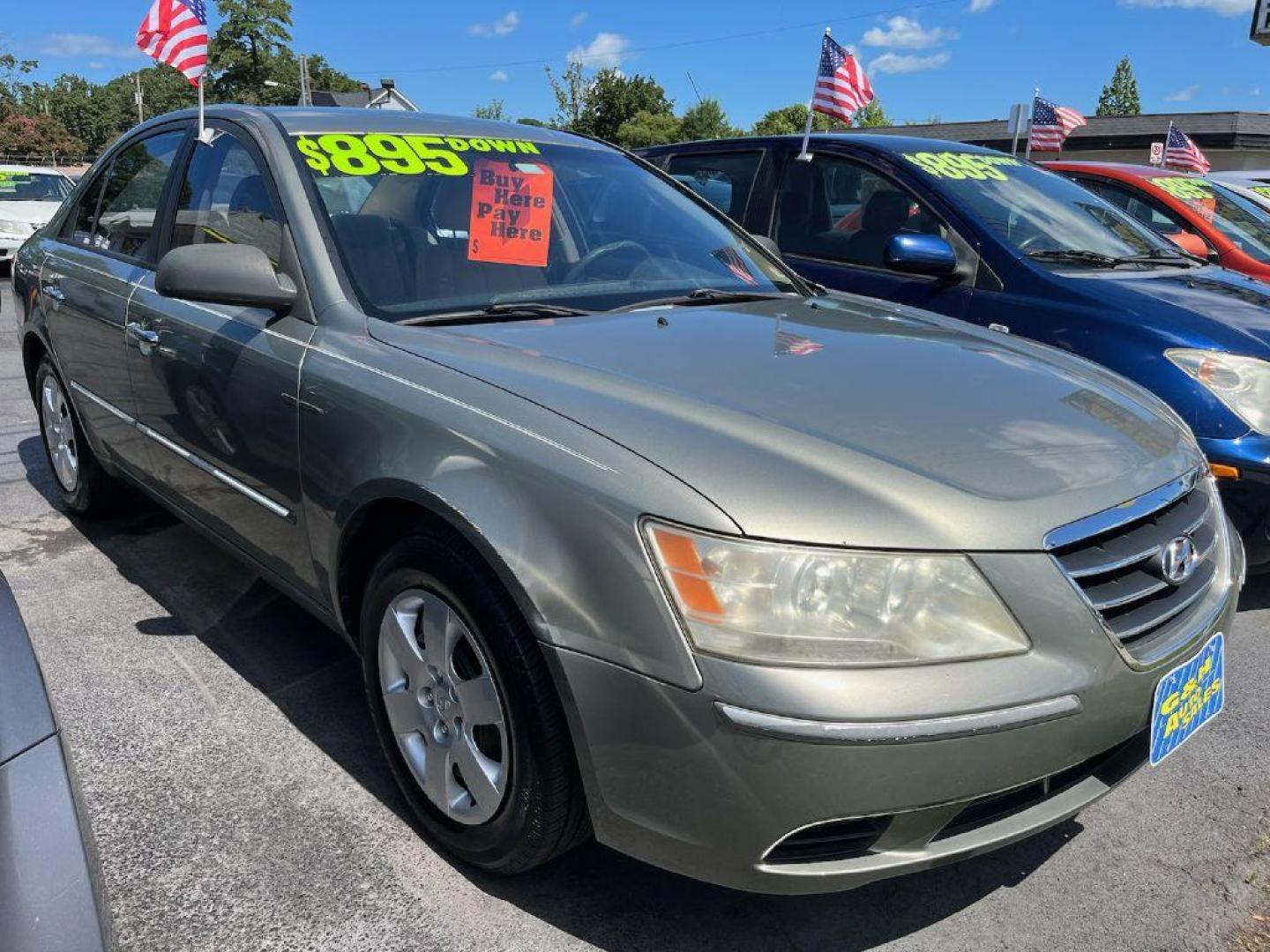 2010 GRAY HYUNDAI SONATA GLS (5NPET4AC7AH) with an 2.4L engine, 5-Speed Manual transmission, located at 930 E Little Creek Road, Norfolk, VA, 23518, (757) 588-0420, 36.915051, -76.244408 - Photo#0