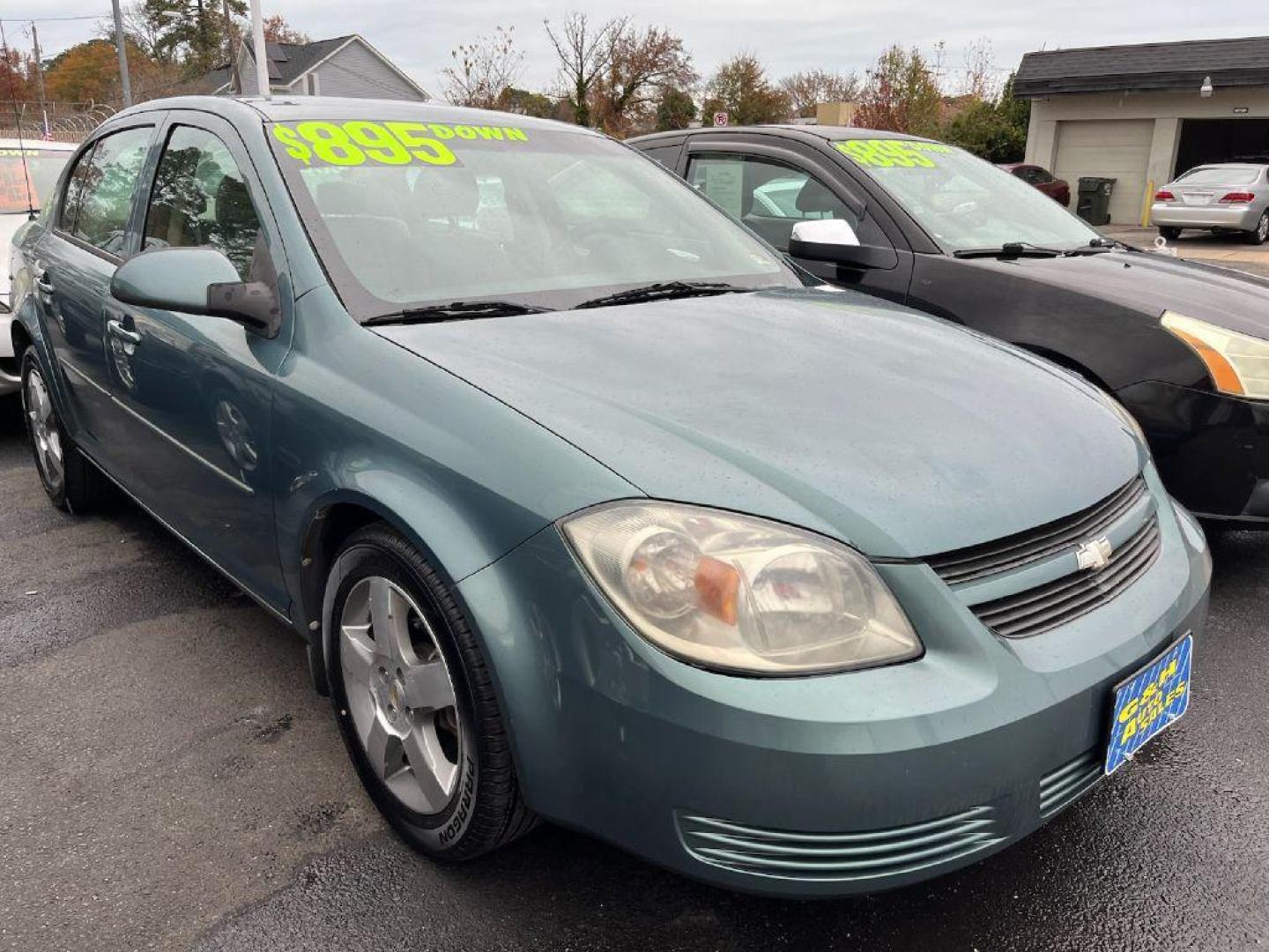 2010 GREEN CHEVROLET COBALT 1LT (1G1AD5F53A7) with an 2.2L engine, Automatic transmission, located at 930 E Little Creek Road, Norfolk, VA, 23518, (757) 588-0420, 36.915051, -76.244408 - Photo#0