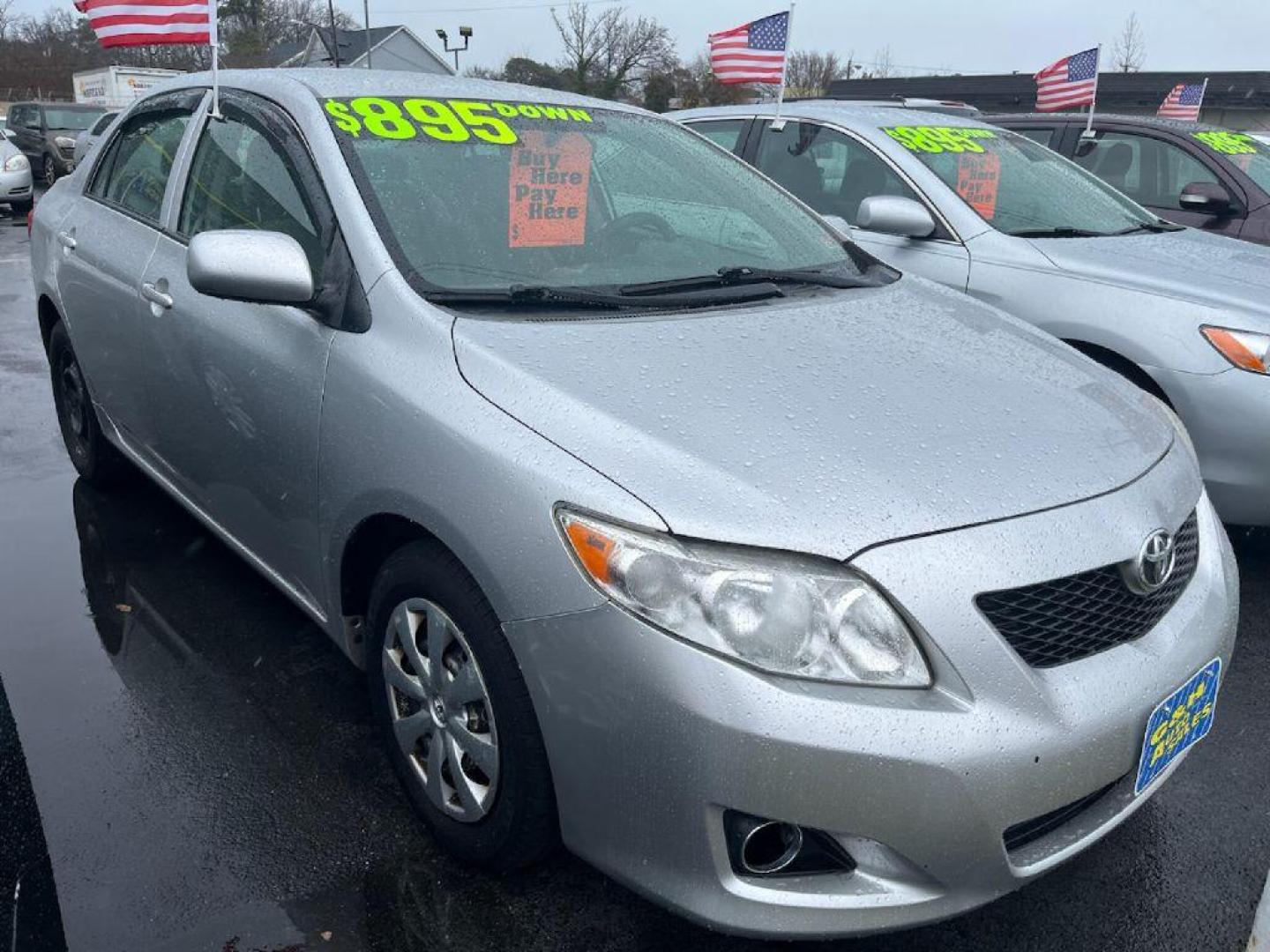 2010 SILVER TOYOTA COROLLA BASE (JTDBU4EE5AJ) with an 1.8L engine, Automatic transmission, located at 930 E Little Creek Road, Norfolk, VA, 23518, (757) 588-0420, 36.915051, -76.244408 - Photo#0