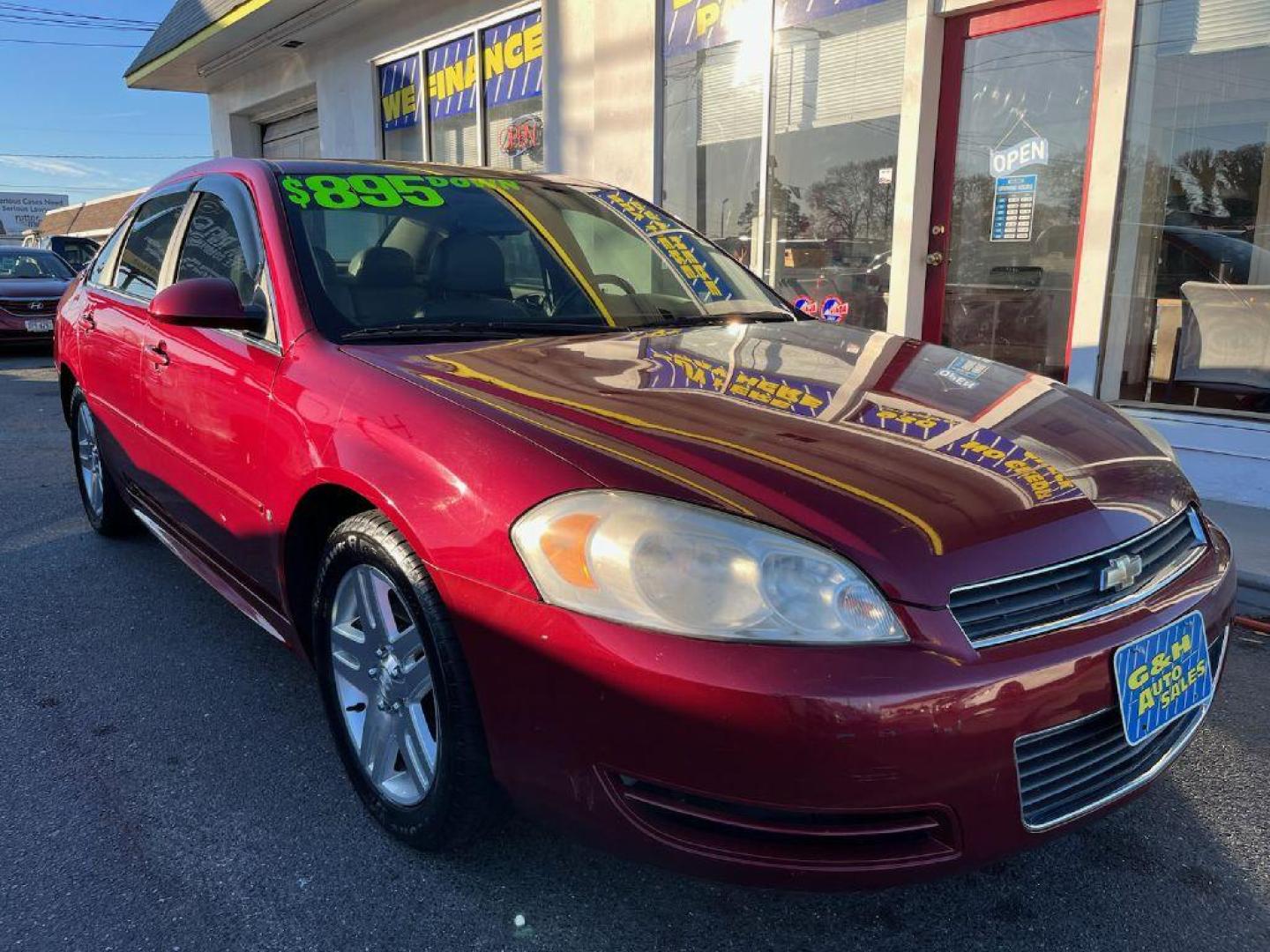 2009 RED CHEVROLET IMPALA 1LT (2G1WT57K391) with an 3.5L engine, Automatic transmission, located at 930 E Little Creek Road, Norfolk, VA, 23518, (757) 588-0420, 36.915051, -76.244408 - Photo#0