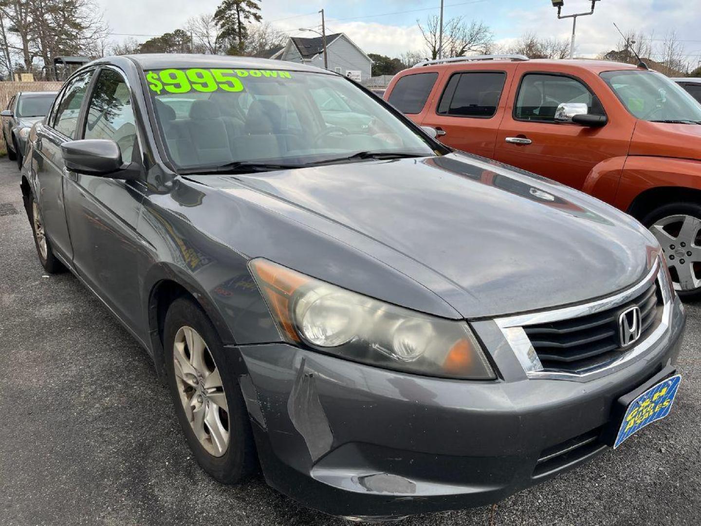 2008 GRAY HONDA ACCORD LXP (1HGCP26448A) with an 2.4L engine, Automatic transmission, located at 930 E Little Creek Road, Norfolk, VA, 23518, (757) 588-0420, 36.915051, -76.244408 - Photo#0