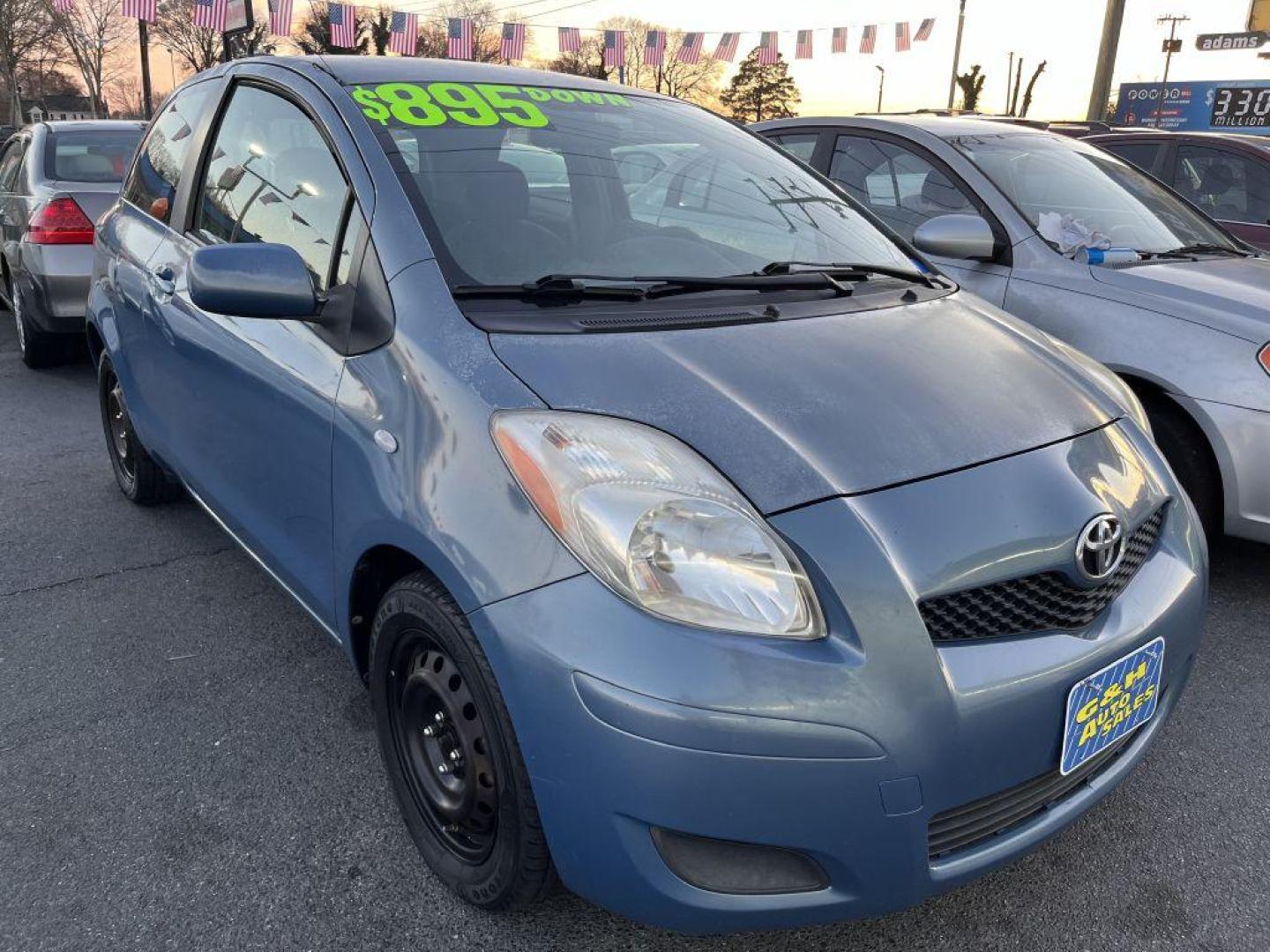 2009 BLUE TOYOTA YARIS (JTDJT903695) with an 1.5L engine, Automatic transmission, located at 930 E Little Creek Road, Norfolk, VA, 23518, (757) 588-0420, 36.915051, -76.244408 - Photo#0