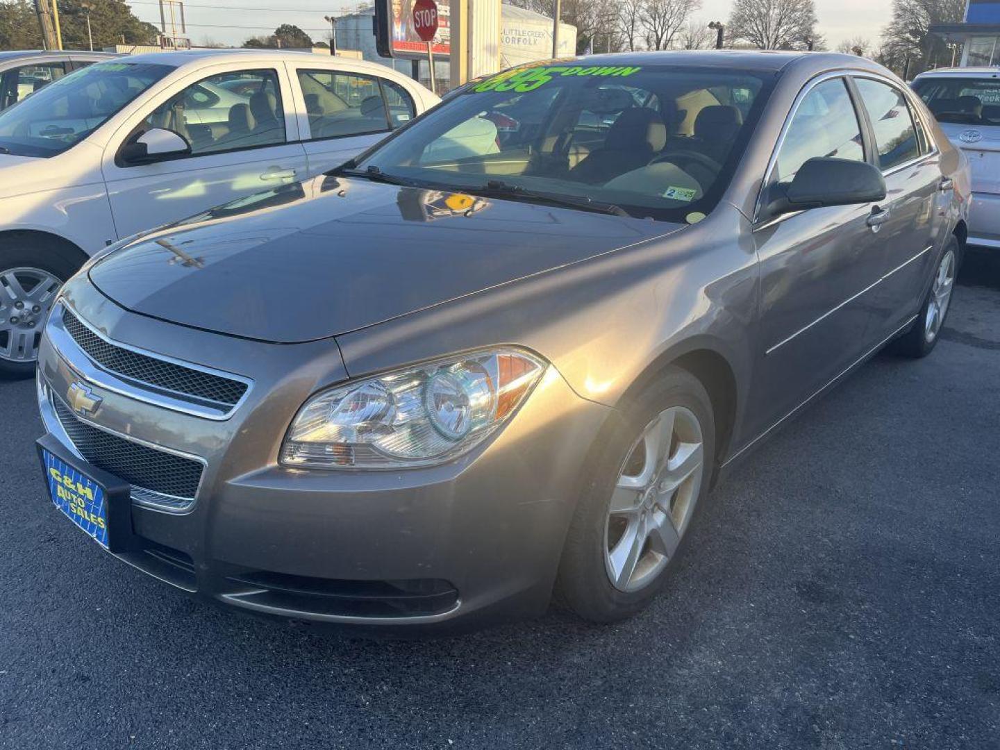 2012 BROWN CHEVROLET MALIBU LS (1G1ZB5E03CF) with an 2.4L engine, Automatic transmission, located at 930 E Little Creek Road, Norfolk, VA, 23518, (757) 588-0420, 36.915051, -76.244408 - Photo#0