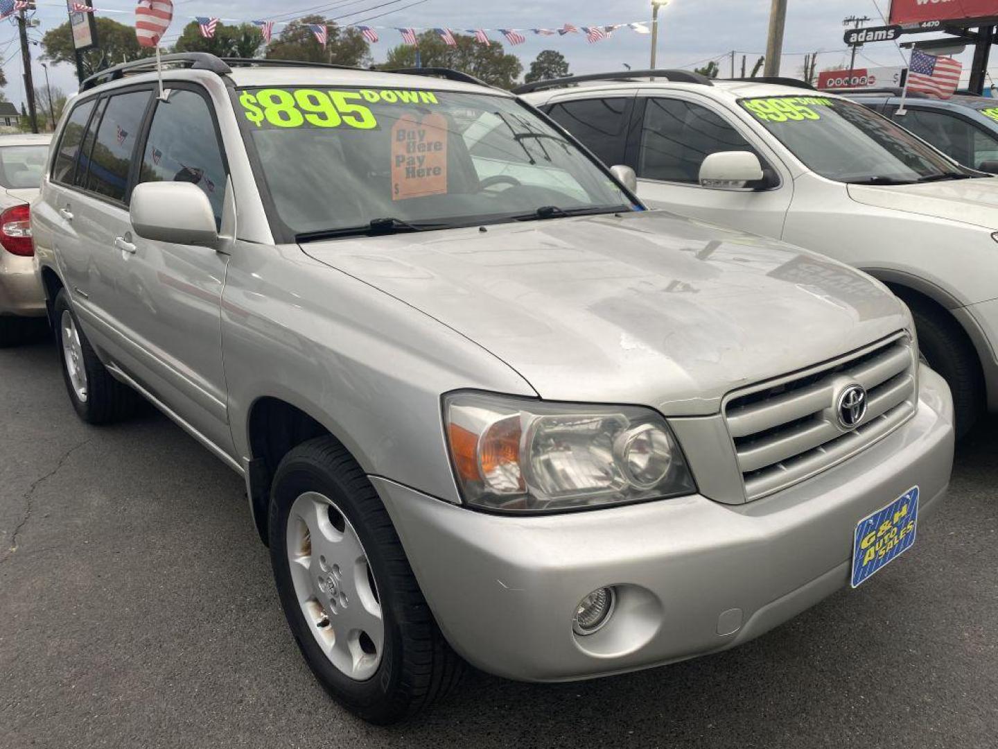 2006 SILVER TOYOTA HIGHLANDER LIMITED (JTEEP21A460) with an 3.3L engine, Automatic transmission, located at 930 E Little Creek Road, Norfolk, VA, 23518, (757) 588-0420, 36.915051, -76.244408 - Photo#0