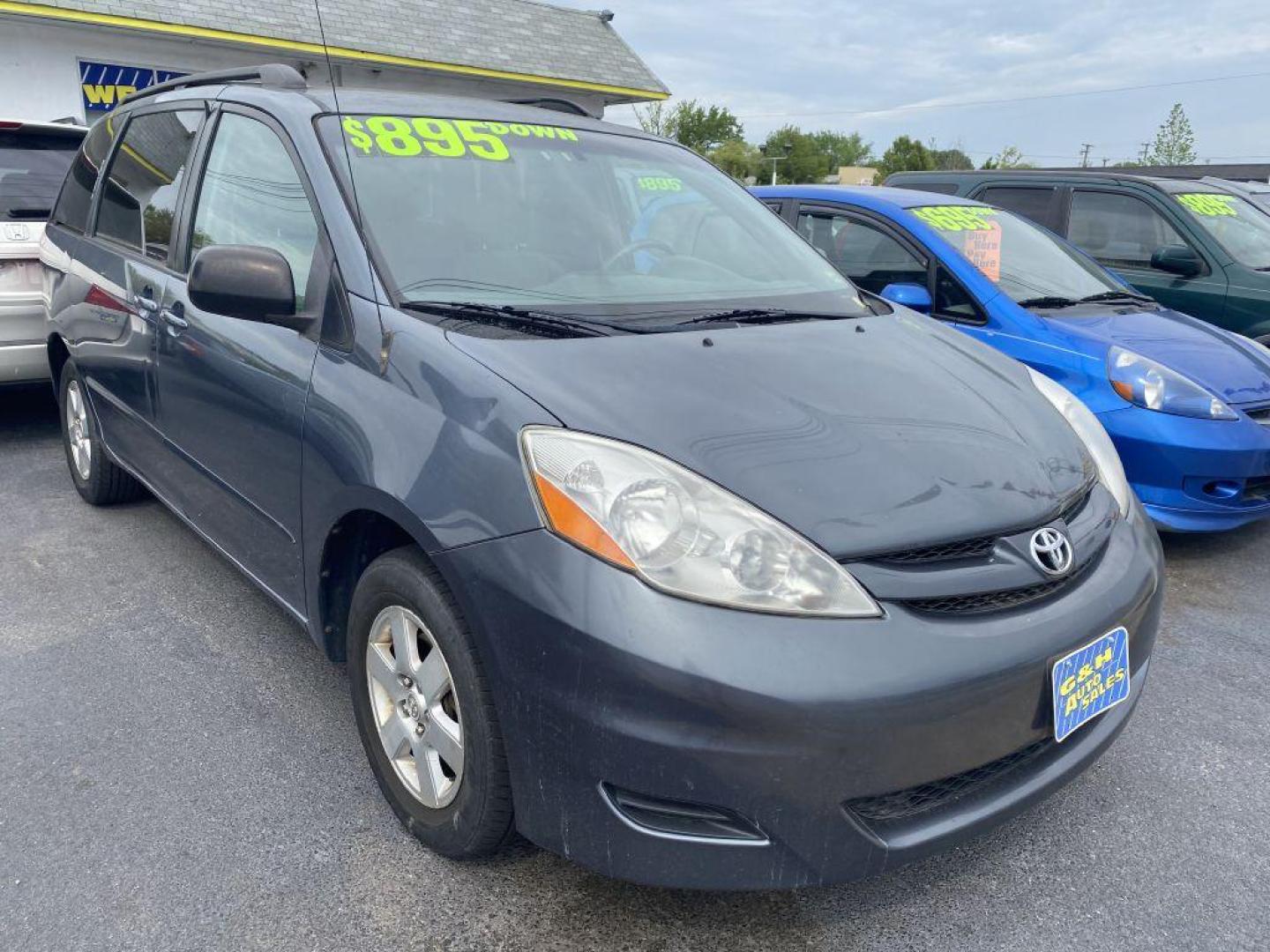 2008 BLUE TOYOTA SIENNA CE (5TDZK23C98S) with an 3.5L engine, Automatic transmission, located at 930 E Little Creek Road, Norfolk, VA, 23518, (757) 588-0420, 36.915051, -76.244408 - Photo#0