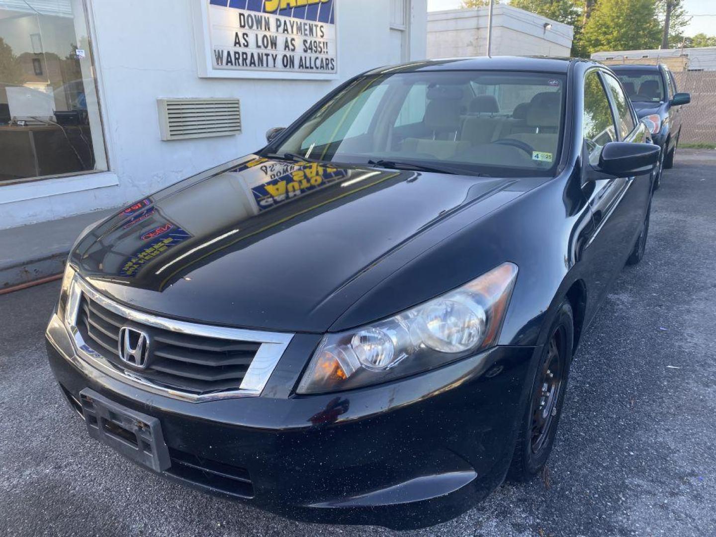 2009 BLACK HONDA ACCORD LX (JHMCP26349C) with an 2.4L engine, Automatic transmission, located at 930 E Little Creek Road, Norfolk, VA, 23518, (757) 588-0420, 36.915051, -76.244408 - Photo#0