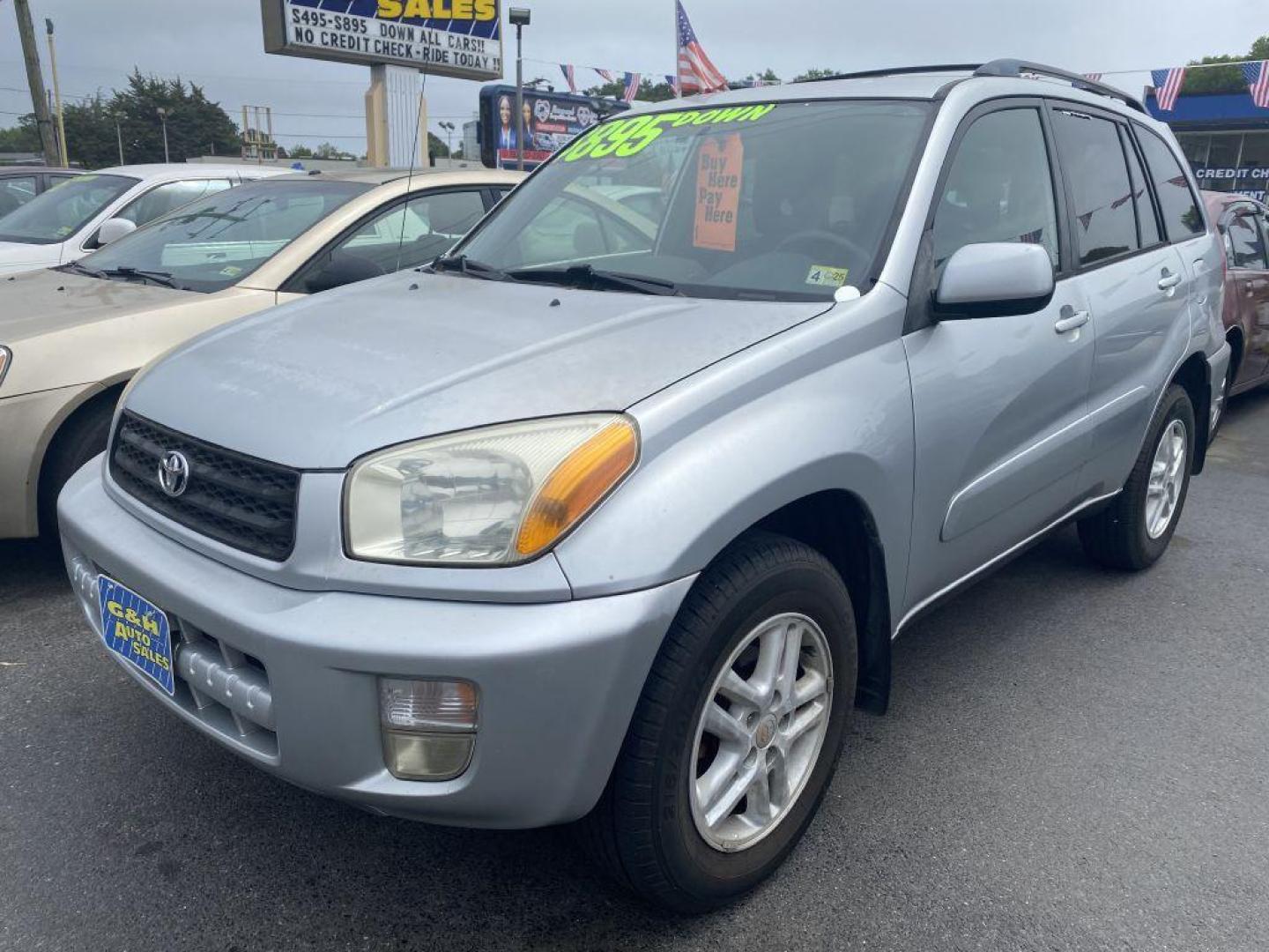 2003 SILVER TOYOTA RAV4 (JTEGH20V130) with an 2.0L engine, Automatic transmission, located at 930 E Little Creek Road, Norfolk, VA, 23518, (757) 588-0420, 36.915051, -76.244408 - Photo#0