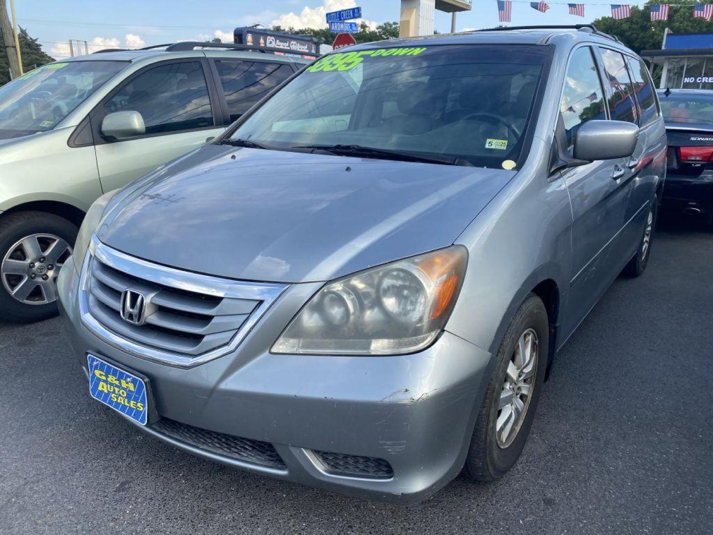 2008 GRAY HONDA ODYSSEY EXL (5FNRL38638B) with an 3.5L engine, Automatic transmission, located at 930 E Little Creek Road, Norfolk, VA, 23518, (757) 588-0420, 36.915051, -76.244408 - Photo#0