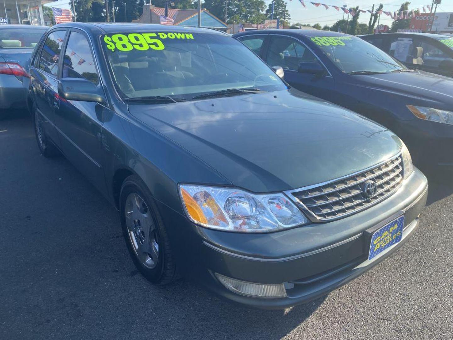 2003 GREEN TOYOTA AVALON XL (4T1BF28BX3U) with an 3.0L engine, Automatic transmission, located at 930 E Little Creek Road, Norfolk, VA, 23518, (757) 588-0420, 36.915051, -76.244408 - Photo#0