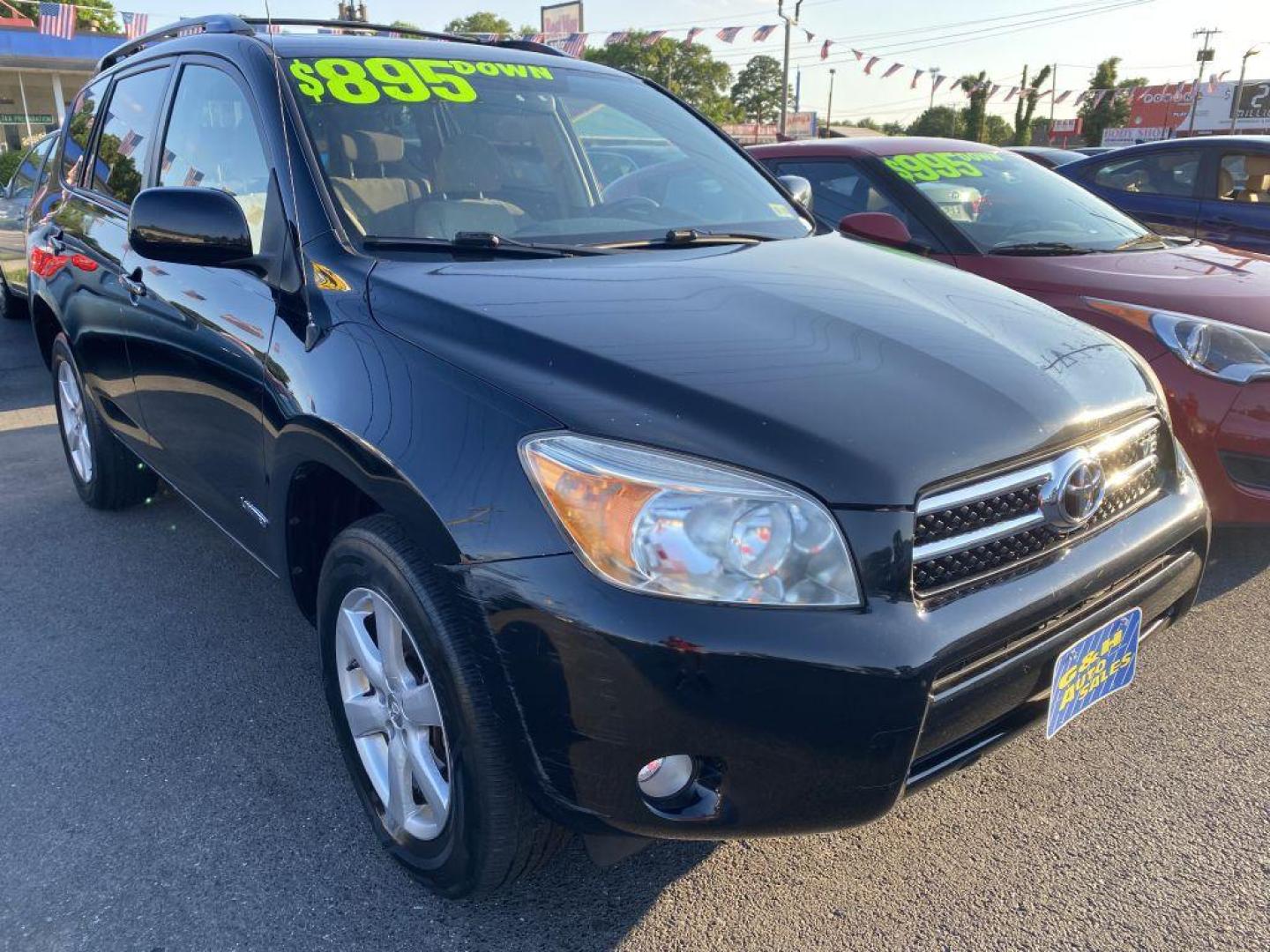 2007 BLACK TOYOTA RAV4 LIMITED (JTMBK31V776) with an 3.5L engine, Automatic transmission, located at 930 E Little Creek Road, Norfolk, VA, 23518, (757) 588-0420, 36.915051, -76.244408 - Photo#0