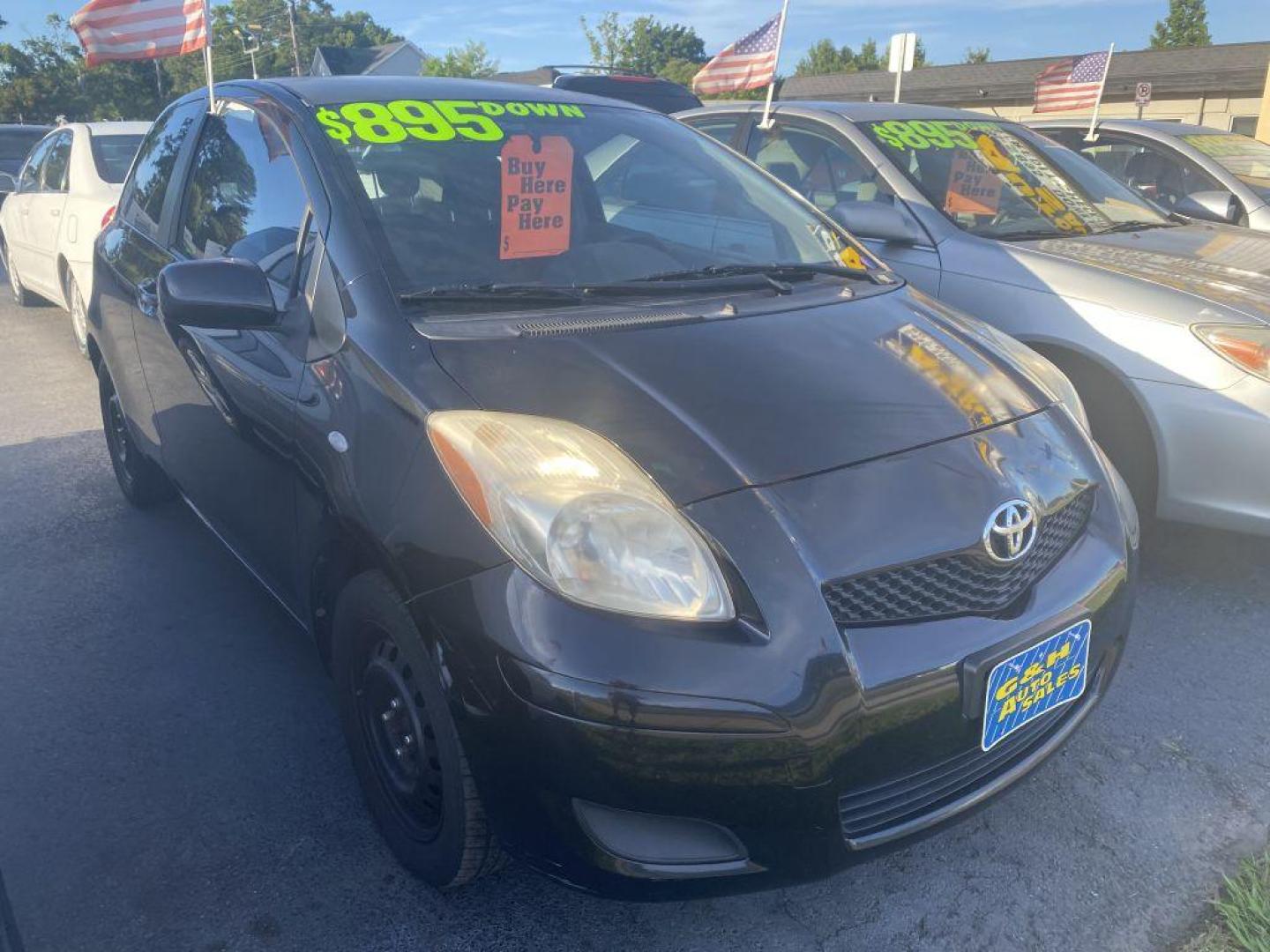 2010 BLACK TOYOTA YARIS (JTDJT4K32A5) with an 1.5L engine, Automatic transmission, located at 930 E Little Creek Road, Norfolk, VA, 23518, (757) 588-0420, 36.915051, -76.244408 - Photo#0