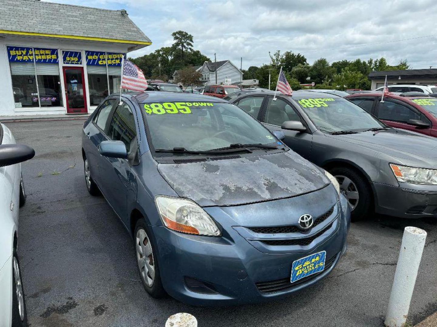 2008 BLUE TOYOTA YARIS (JTDBT923681) with an 1.5L engine, Automatic transmission, located at 930 E Little Creek Road, Norfolk, VA, 23518, (757) 588-0420, 36.915051, -76.244408 - Photo#0