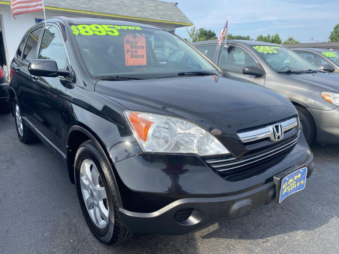 2009 BLACK HONDA CR-V EXL (5J6RE48719L) with an 2.4L engine, Automatic transmission, located at 930 E Little Creek Road, Norfolk, VA, 23518, (757) 588-0420, 36.915051, -76.244408 - Photo#0