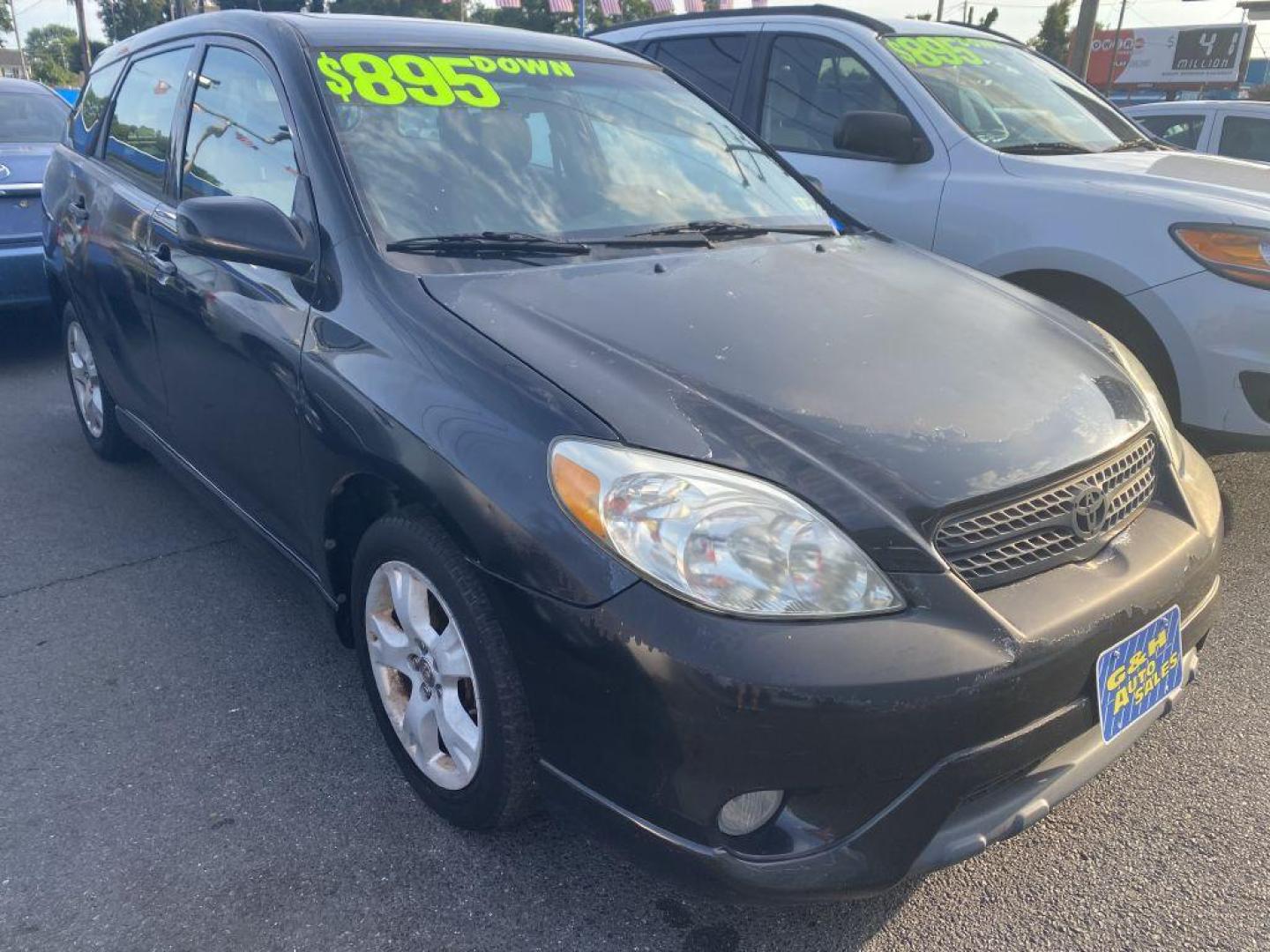 2005 BLACK TOYOTA COROLLA MATRIX XR (2T1KR32E35C) with an 1.8L engine, Automatic transmission, located at 930 E Little Creek Road, Norfolk, VA, 23518, (757) 588-0420, 36.915051, -76.244408 - Photo#0