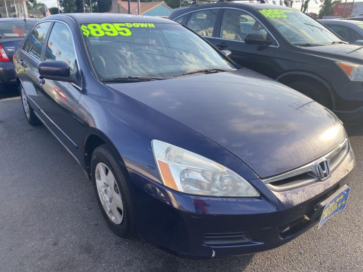 2006 BLUE HONDA ACCORD LX (1HGCM56426A) with an 2.4L engine, Automatic transmission, located at 930 E Little Creek Road, Norfolk, VA, 23518, (757) 588-0420, 36.915051, -76.244408 - Photo#0