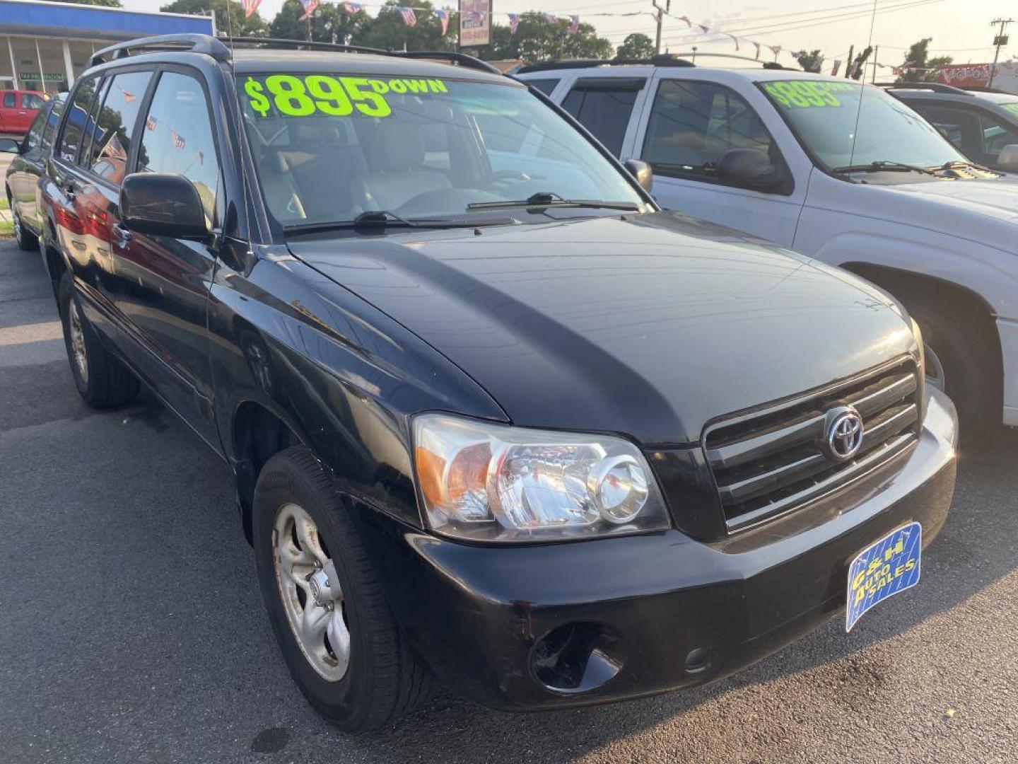 2006 BLACK TOYOTA HIGHLANDER (JTEGD21A560) with an 2.4L engine, Automatic transmission, located at 930 E Little Creek Road, Norfolk, VA, 23518, (757) 588-0420, 36.915051, -76.244408 - Photo#0