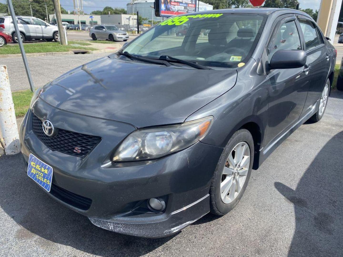 2010 GRAY TOYOTA COROLLA BASE (2T1BU4EE9AC) with an 1.8L engine, 4-Speed Manual transmission, located at 930 E Little Creek Road, Norfolk, VA, 23518, (757) 588-0420, 36.915051, -76.244408 - Photo#0