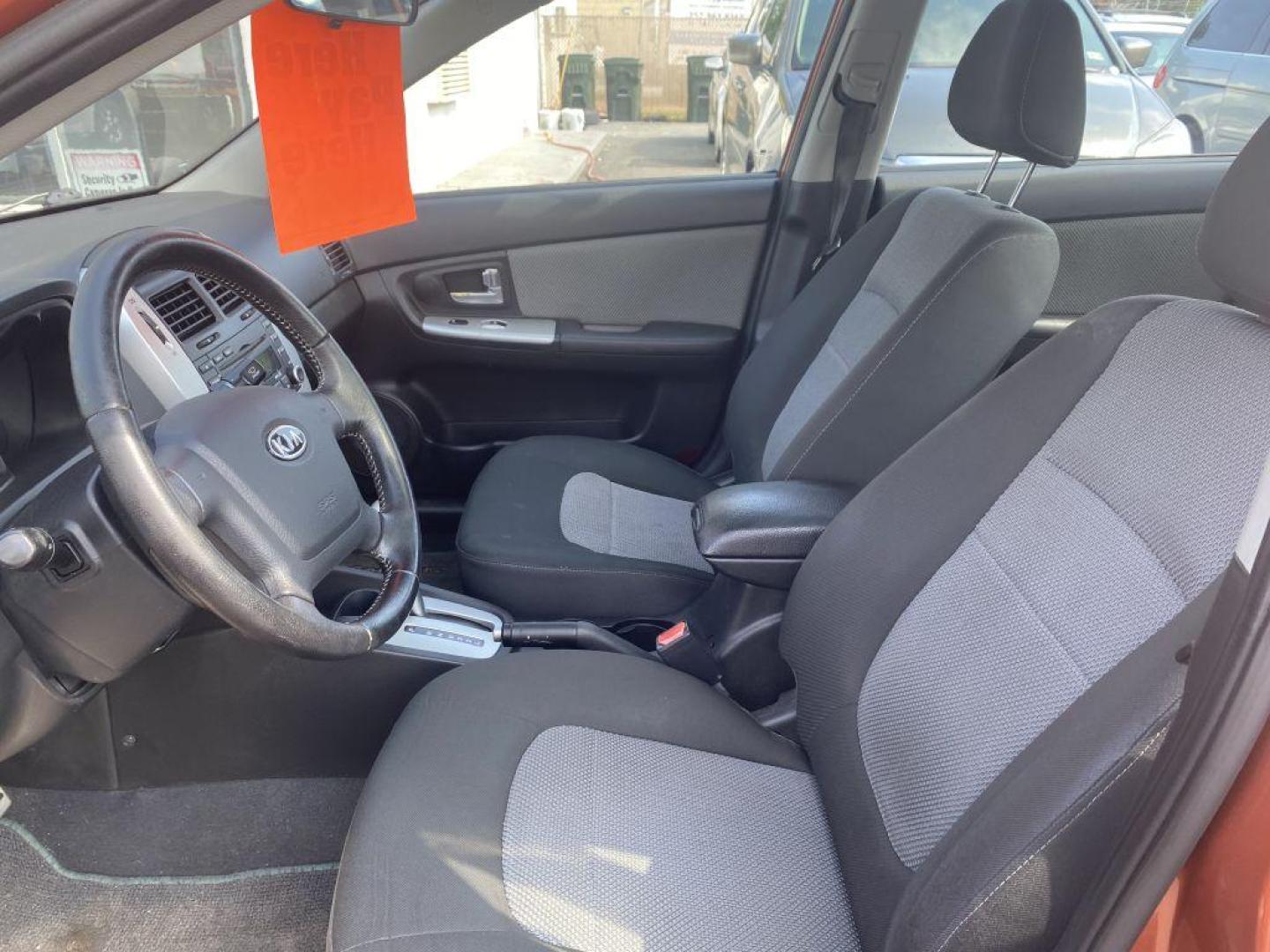 2009 ORANGE KIA SPECTRA EX (KNAFE221X95) with an 2.0L engine, Automatic transmission, located at 930 E Little Creek Road, Norfolk, VA, 23518, (757) 588-0420, 36.915051, -76.244408 - Photo#1