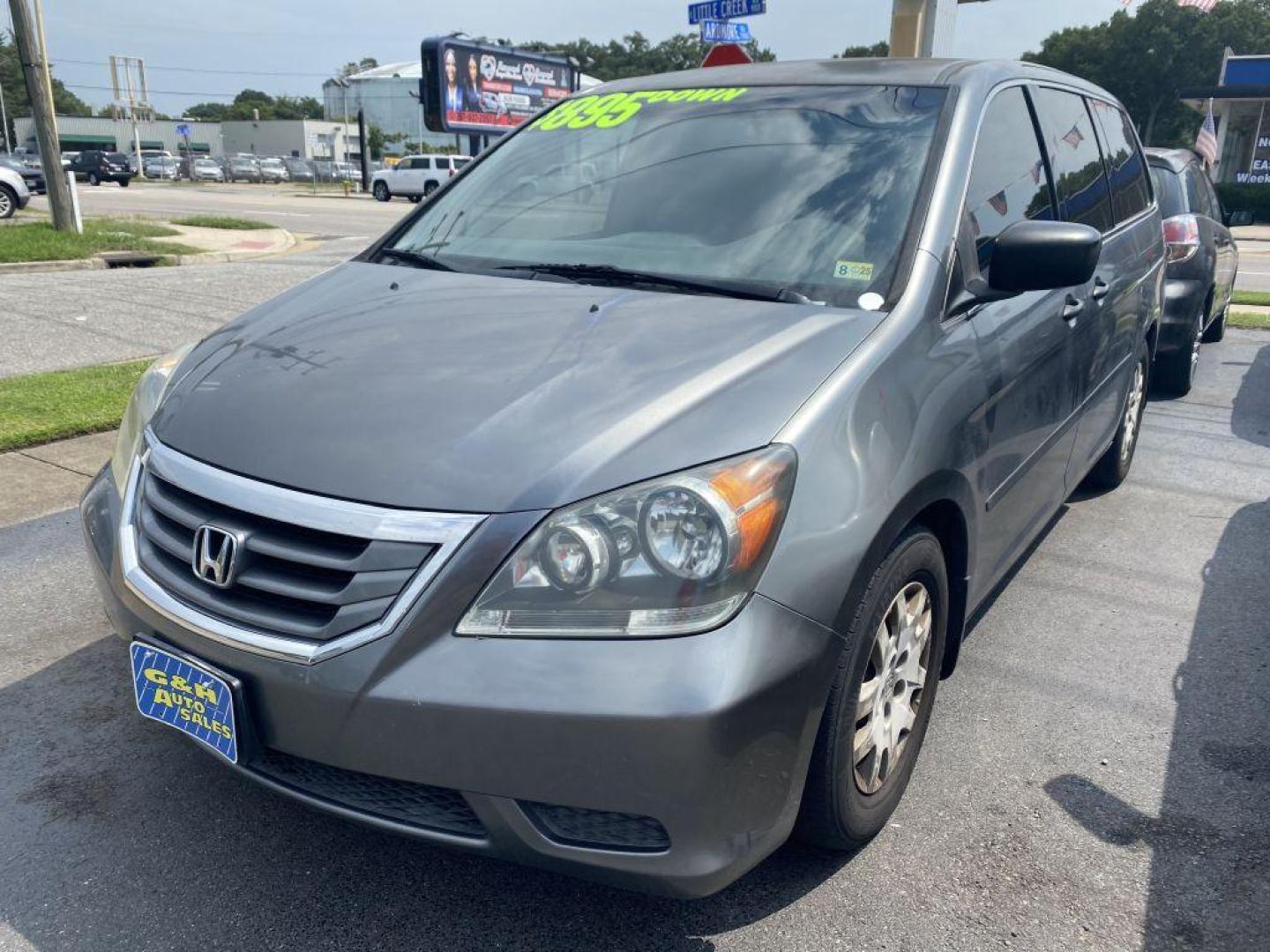 2009 GRAY HONDA ODYSSEY LX (5FNRL38209B) with an 3.5L engine, Automatic transmission, located at 930 E Little Creek Road, Norfolk, VA, 23518, (757) 588-0420, 36.915051, -76.244408 - Photo#0