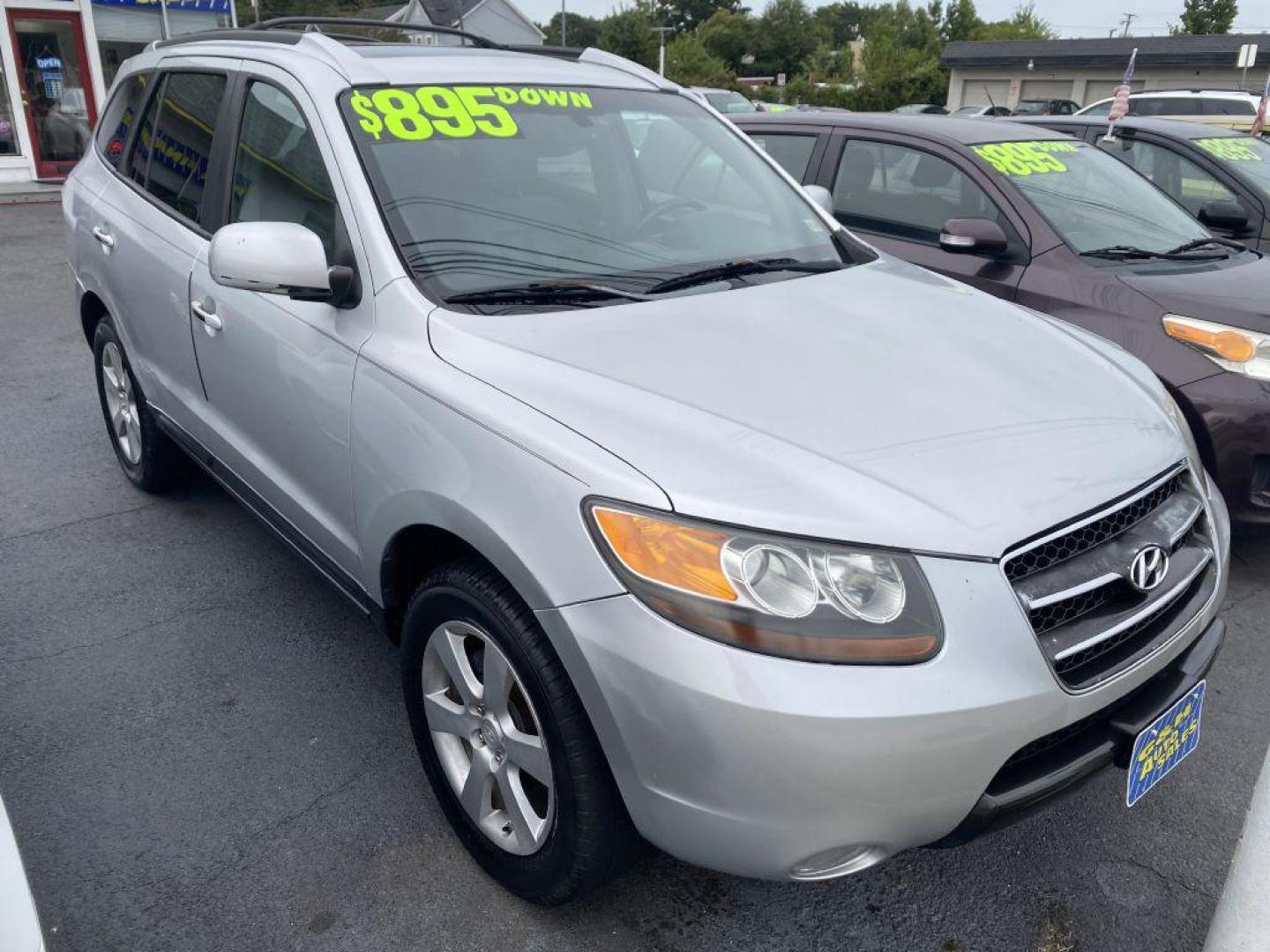 2007 SILVER HYUNDAI SANTA FE SE (5NMSH13E47H) with an 3.3L engine, Automatic transmission, located at 930 E Little Creek Road, Norfolk, VA, 23518, (757) 588-0420, 36.915051, -76.244408 - Photo#0