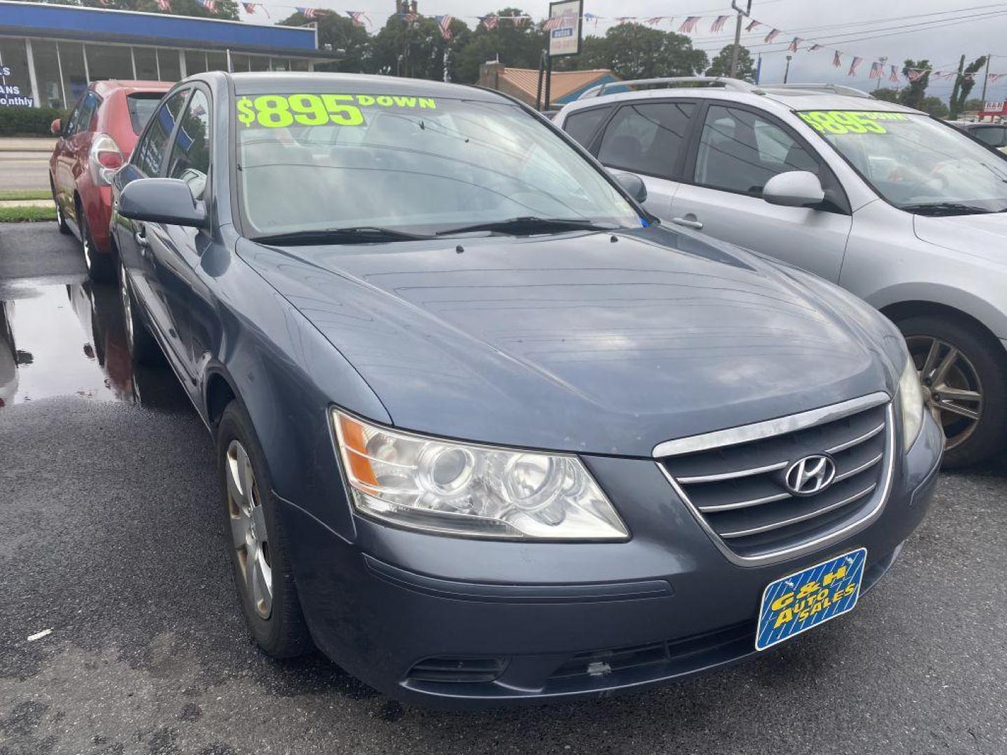 2009 GRAY HYUNDAI SONATA GLS (5NPET46C99H) with an 2.4L engine, Automatic transmission, located at 930 E Little Creek Road, Norfolk, VA, 23518, (757) 588-0420, 36.915051, -76.244408 - Photo#0