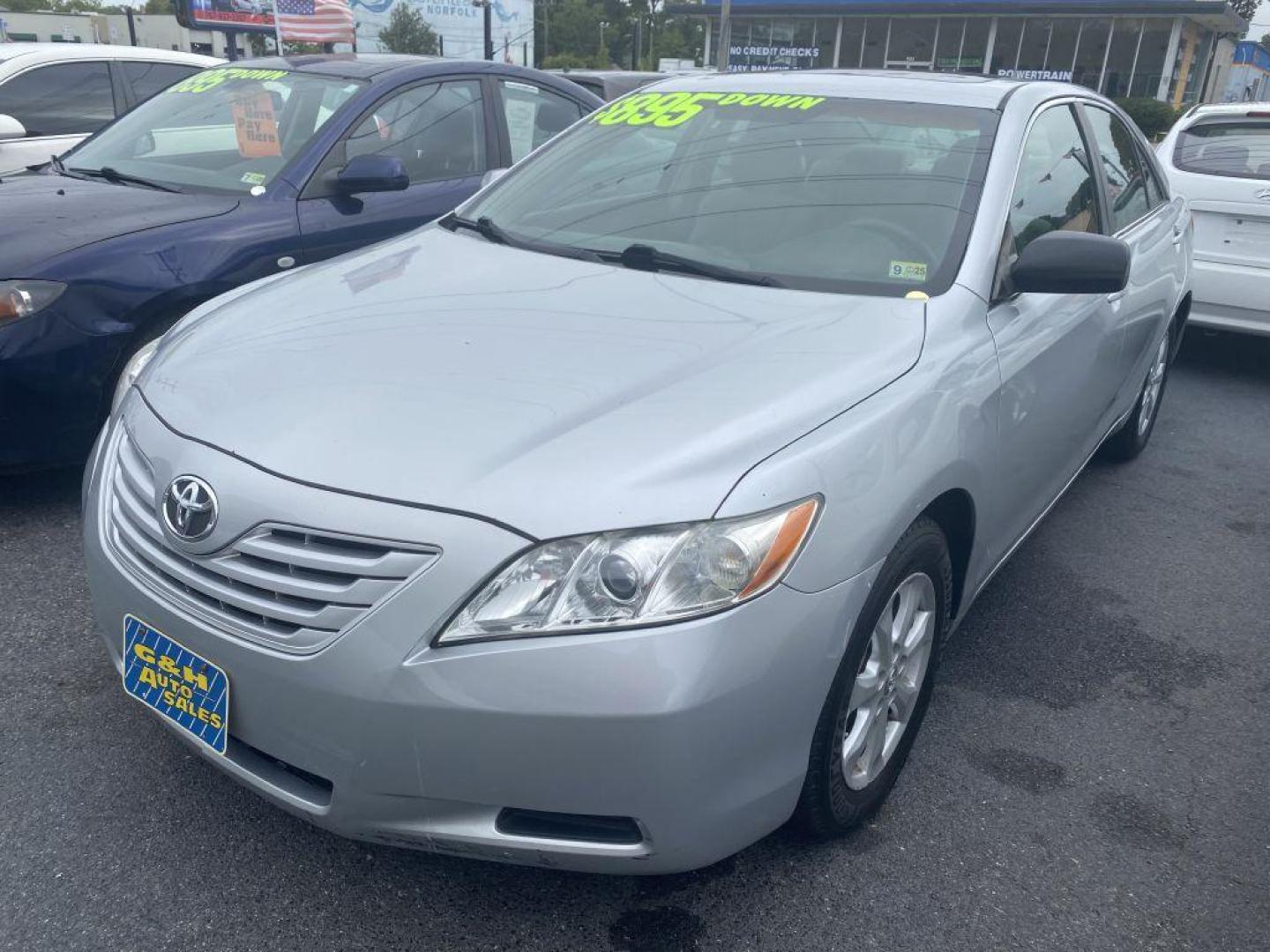 2007 SILVER TOYOTA CAMRY LE (4T1BK46K97U) with an 3.5L engine, Automatic transmission, located at 930 E Little Creek Road, Norfolk, VA, 23518, (757) 588-0420, 36.915051, -76.244408 - Photo#0