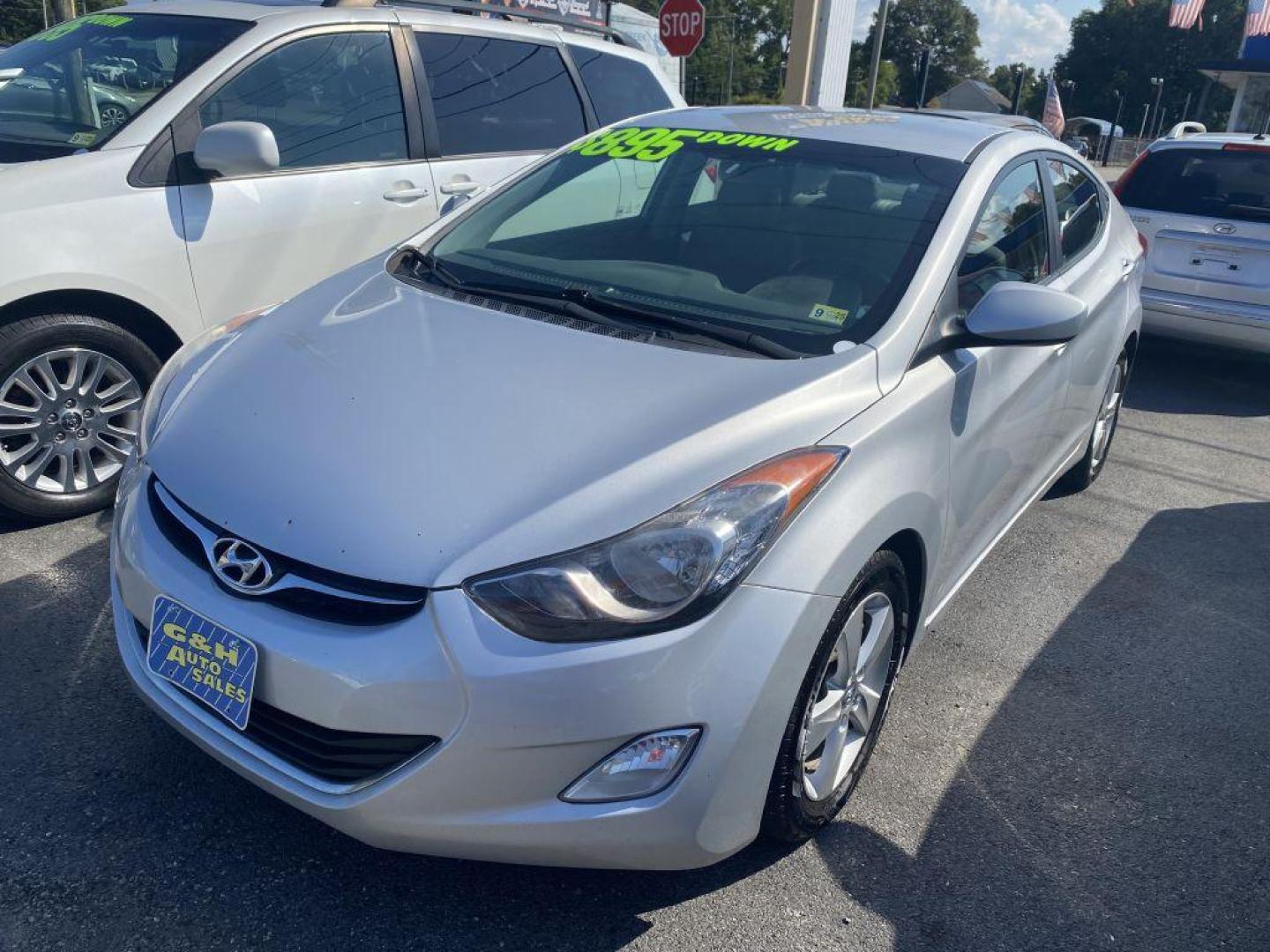 2012 SILVER HYUNDAI ELANTRA GLS (KMHDH4AE2CU) with an 1.8L engine, Automatic transmission, located at 930 E Little Creek Road, Norfolk, VA, 23518, (757) 588-0420, 36.915051, -76.244408 - Photo#0