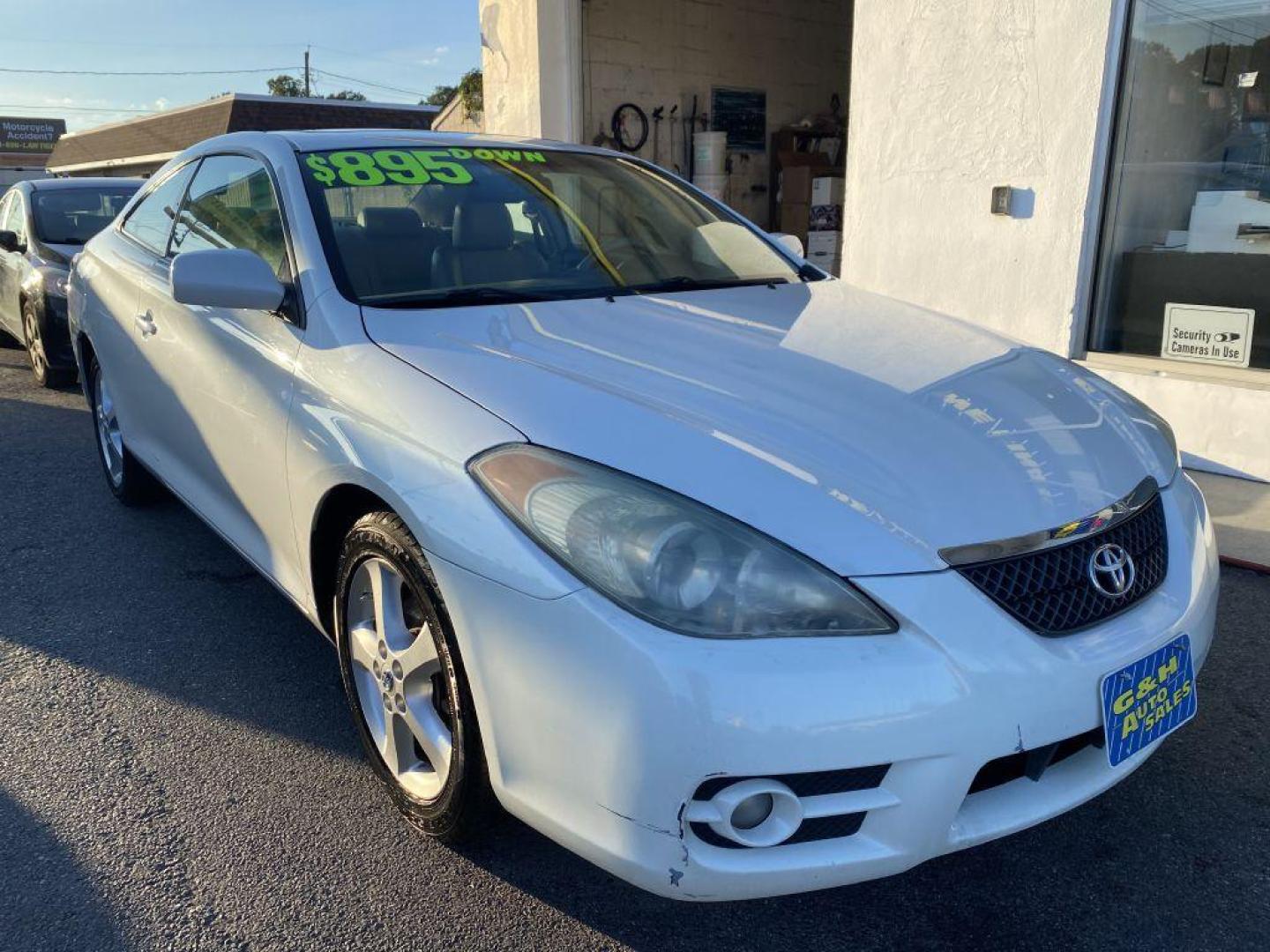 2008 WHITE TOYOTA CAMRY SOLARA SE (4T1CA30P78U) with an 3.3L engine, Automatic transmission, located at 930 E Little Creek Road, Norfolk, VA, 23518, (757) 588-0420, 36.915051, -76.244408 - Photo#0