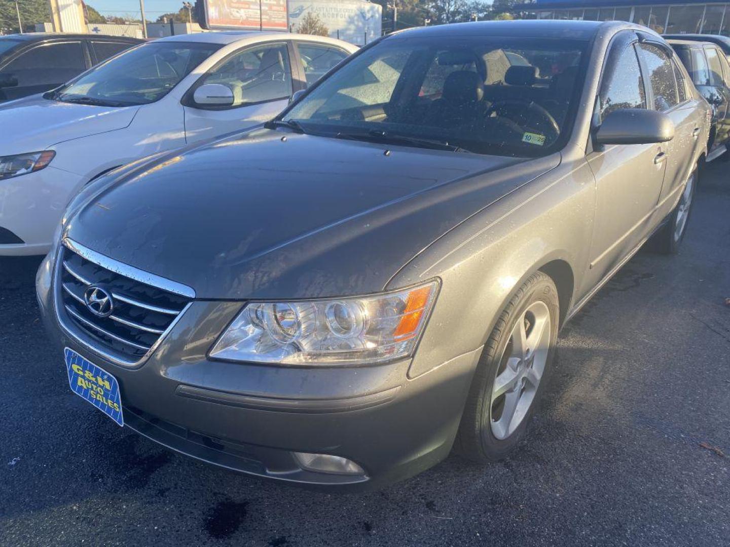 2009 GRAY HYUNDAI SONATA SE (5NPEU46F29H) with an 3.3L engine, Automatic transmission, located at 930 E Little Creek Road, Norfolk, VA, 23518, (757) 588-0420, 36.915051, -76.244408 - Photo#0