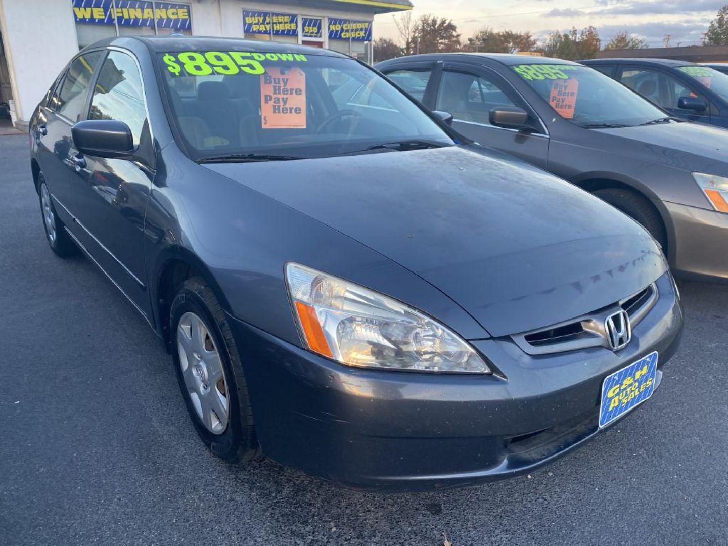 2005 GRAY HONDA ACCORD LX (JHMCM56455C) with an 2.4L engine, Automatic transmission, located at 930 E Little Creek Road, Norfolk, VA, 23518, (757) 588-0420, 36.915051, -76.244408 - Photo#0