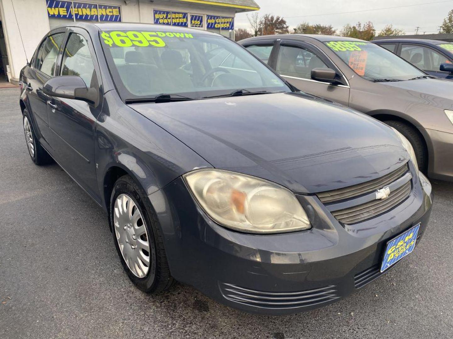 2008 GRAY CHEVROLET COBALT LT (1G1AL58F587) with an 2.2L engine, Automatic transmission, located at 930 E Little Creek Road, Norfolk, VA, 23518, (757) 588-0420, 36.915051, -76.244408 - Photo#0