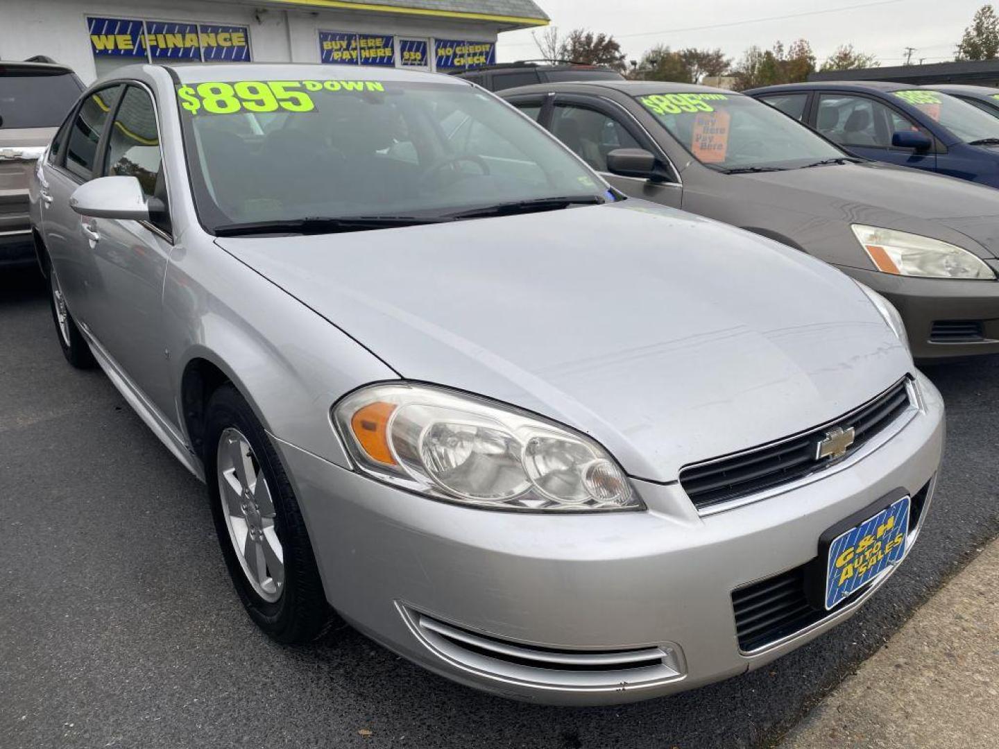 2009 SILVER CHEVROLET IMPALA 1LT (2G1WT57N691) with an 3.5L engine, Automatic transmission, located at 930 E Little Creek Road, Norfolk, VA, 23518, (757) 588-0420, 36.915051, -76.244408 - Photo#0