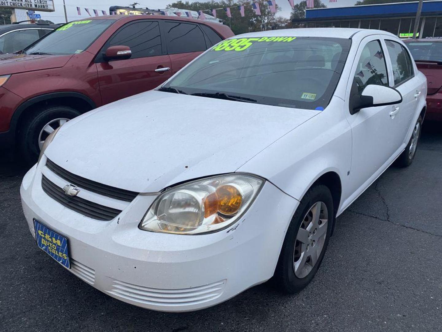 2008 WHITE CHEVROLET COBALT LT (1G1AL55F687) with an 2.2L engine, Automatic transmission, located at 930 E Little Creek Road, Norfolk, VA, 23518, (757) 588-0420, 36.915051, -76.244408 - Photo#0