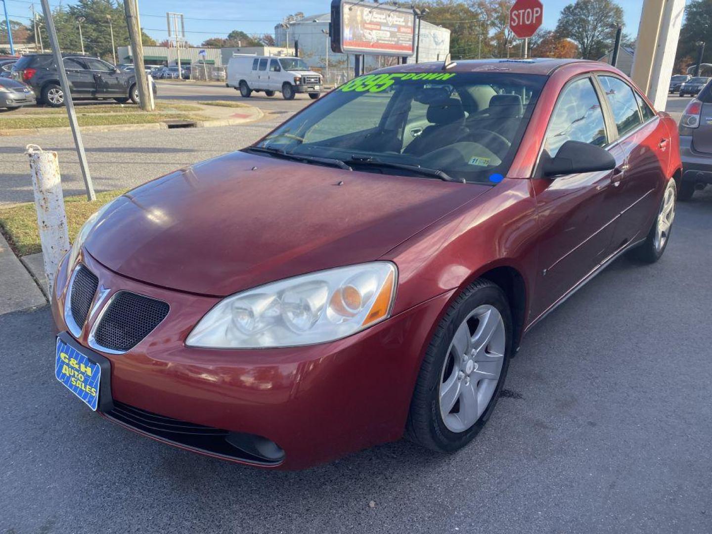 2009 RED PONTIAC G6 (1G2ZG57B494) with an 2.4L engine, Automatic transmission, located at 930 E Little Creek Road, Norfolk, VA, 23518, (757) 588-0420, 36.915051, -76.244408 - Photo#0