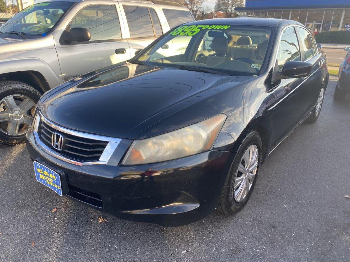 2010 BLACK HONDA ACCORD LX (1HGCP2F31AA) with an 2.4L engine, Automatic transmission, located at 930 E Little Creek Road, Norfolk, VA, 23518, (757) 588-0420, 36.915051, -76.244408 - Photo#0