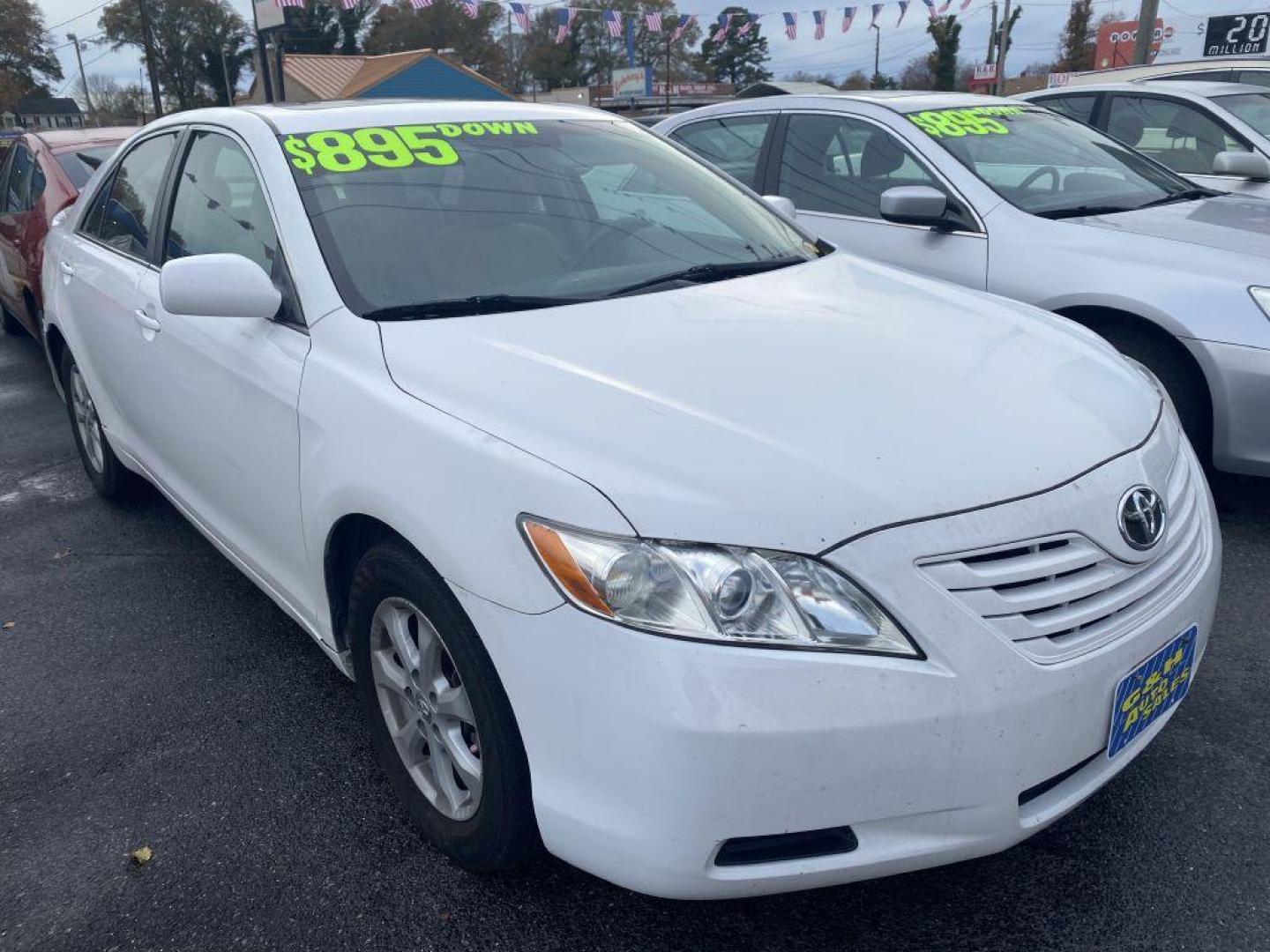 2008 WHITE TOYOTA CAMRY CE (4T1BE46K68U) with an 2.4L engine, Automatic transmission, located at 930 E Little Creek Road, Norfolk, VA, 23518, (757) 588-0420, 36.915051, -76.244408 - Photo#0