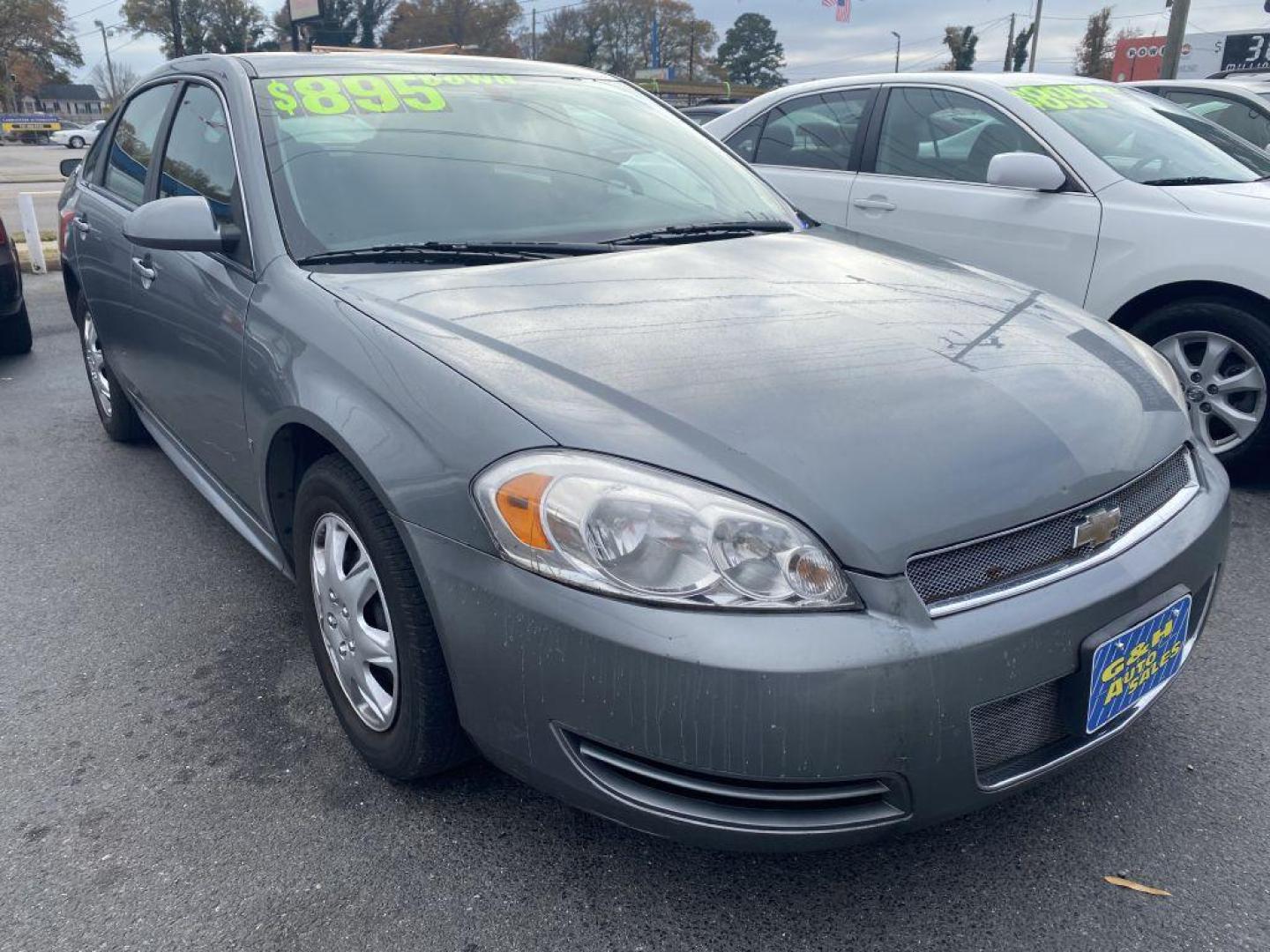 2009 GRAY CHEVROLET IMPALA LS (2G1WB57N091) with an 3.5L engine, Automatic transmission, located at 930 E Little Creek Road, Norfolk, VA, 23518, (757) 588-0420, 36.915051, -76.244408 - Photo#0