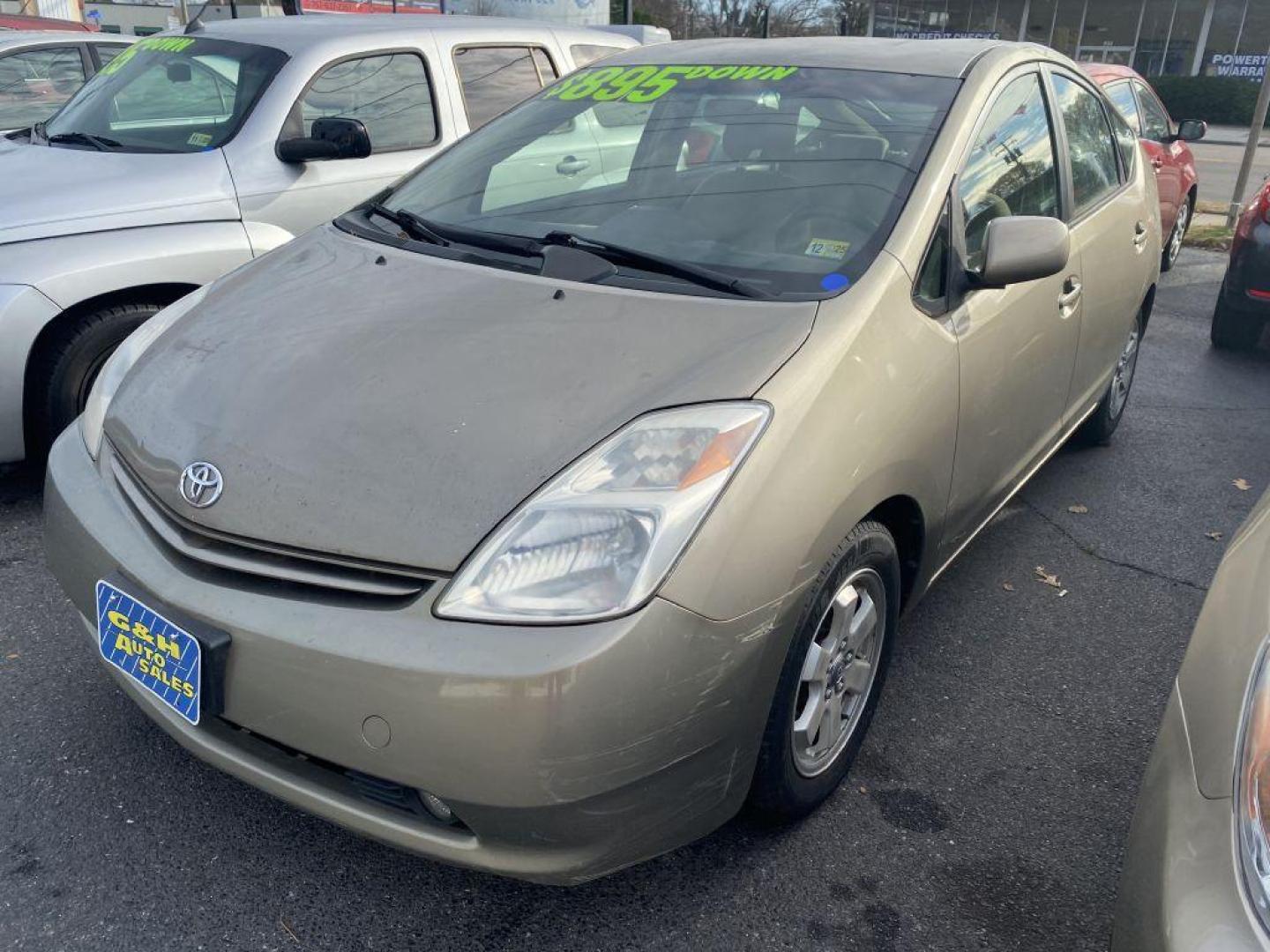 2005 TAN TOYOTA PRIUS (JTDKB20UX53) with an 1.5L engine, Automatic transmission, located at 930 E Little Creek Road, Norfolk, VA, 23518, (757) 588-0420, 36.915051, -76.244408 - -NO CREDIT CHECK -2YR ENGINE and TRANSMISSION WARRANTY -$495-$895 DOWN - Photo#0