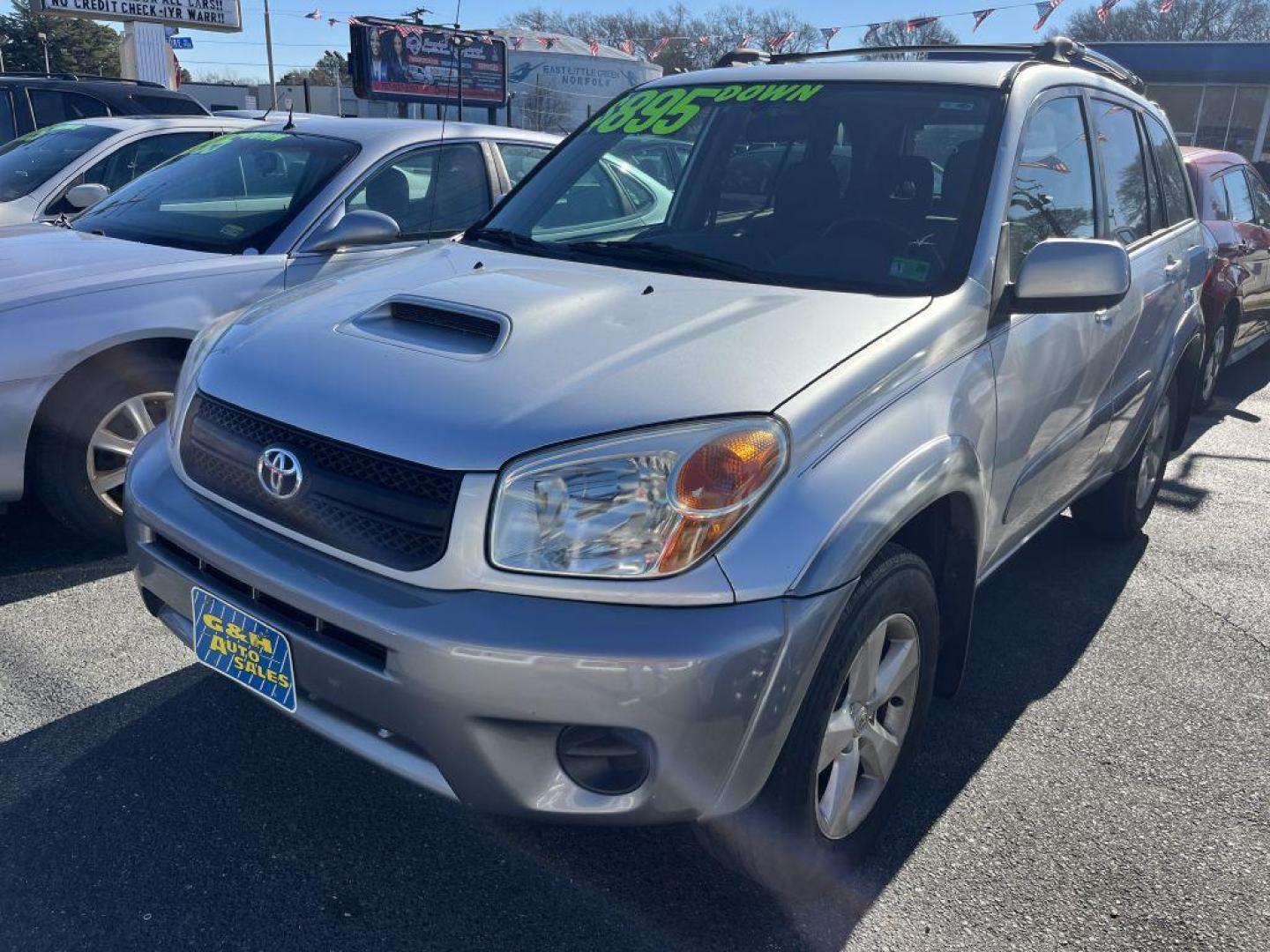 2004 SILVER TOYOTA RAV4 (JTEHD20V946) with an 2.4L engine, Automatic transmission, located at 930 E Little Creek Road, Norfolk, VA, 23518, (757) 588-0420, 36.915051, -76.244408 - Photo#0