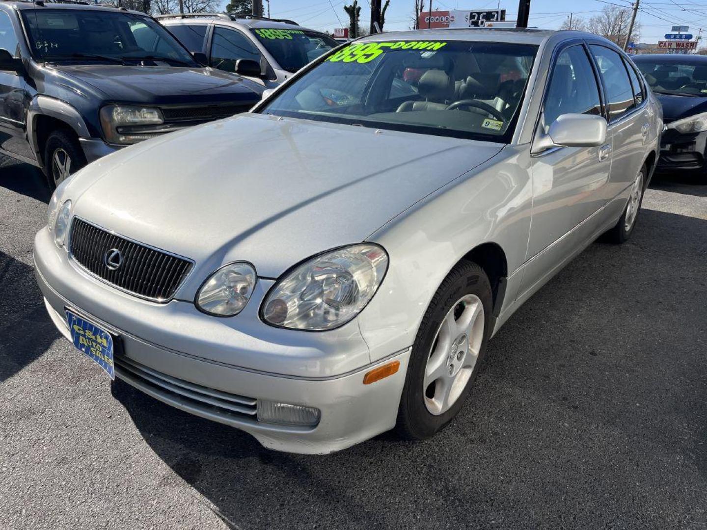 2000 SILVER LEXUS GS 300 (JT8BD68S4Y0) with an 3.0L engine, Automatic transmission, located at 930 E Little Creek Road, Norfolk, VA, 23518, (757) 588-0420, 36.915051, -76.244408 - Photo#0